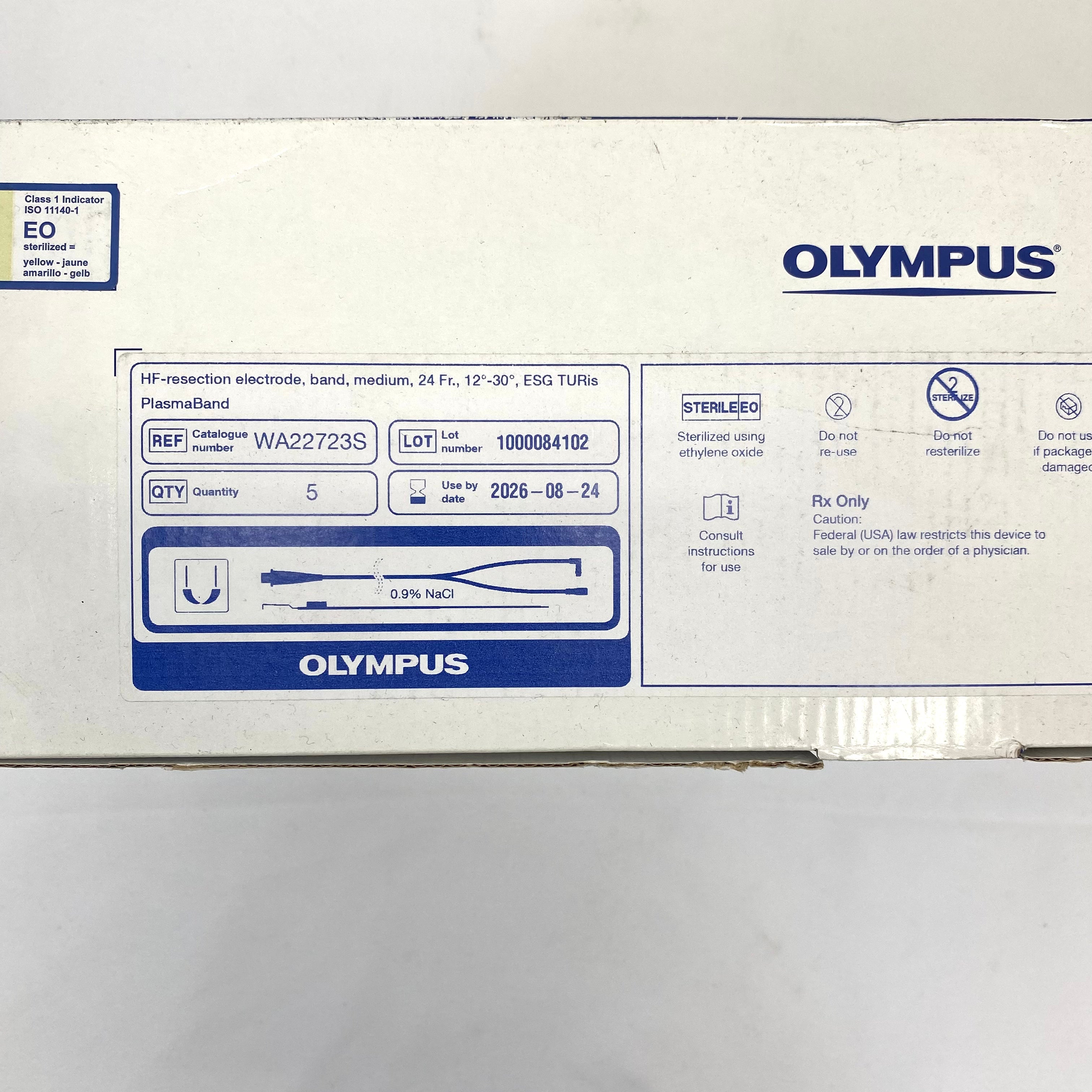 Olympus WA22723S Band (Thick) Loop Bipolar Electrodes Box of 5 - New