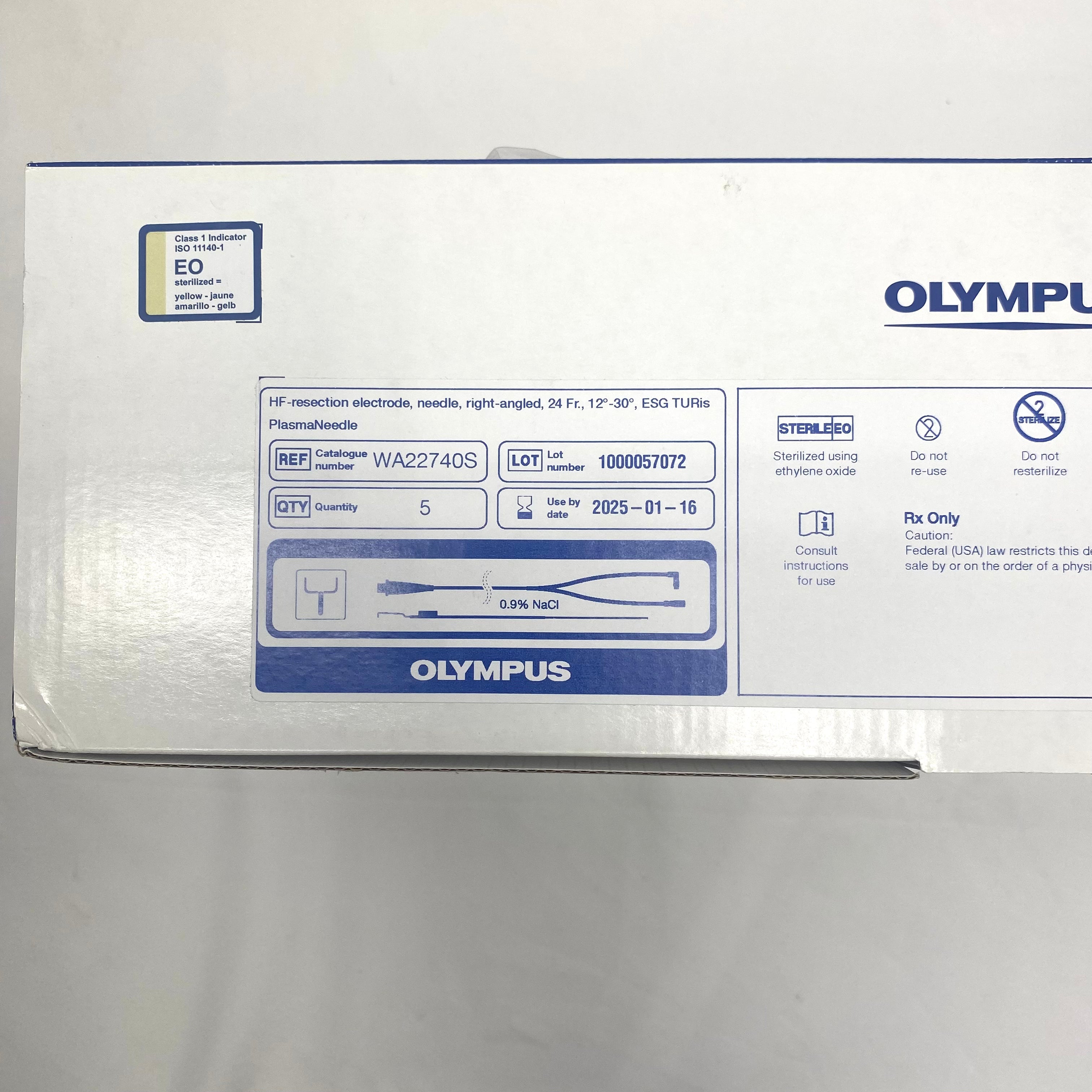 Olympus WA22740S Needle Hot Knife Bipolar Electrodes Box of 5 - New