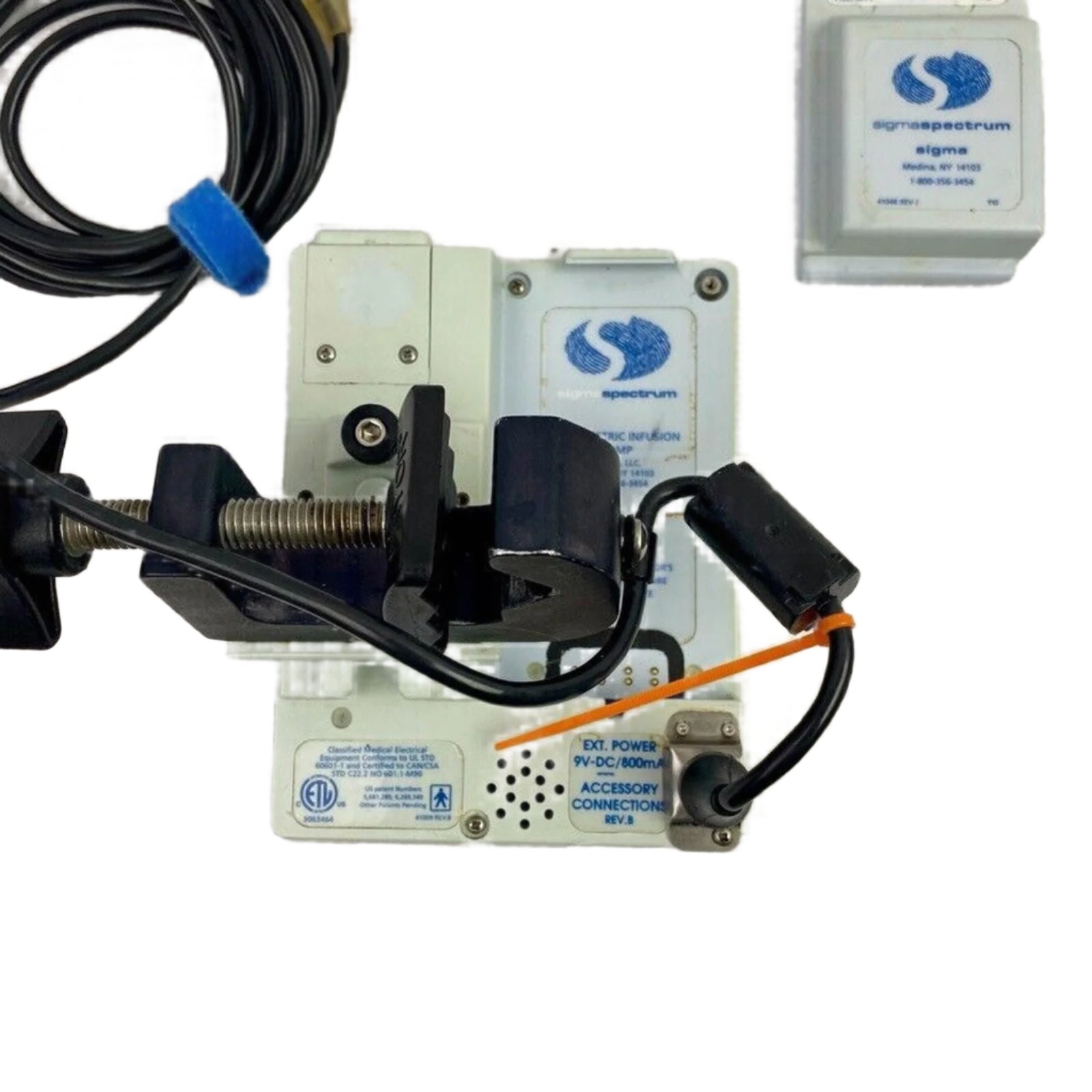 Baxter Sigma Spectrum Infusion Pump w/ Power Source and Wireless Battery Module