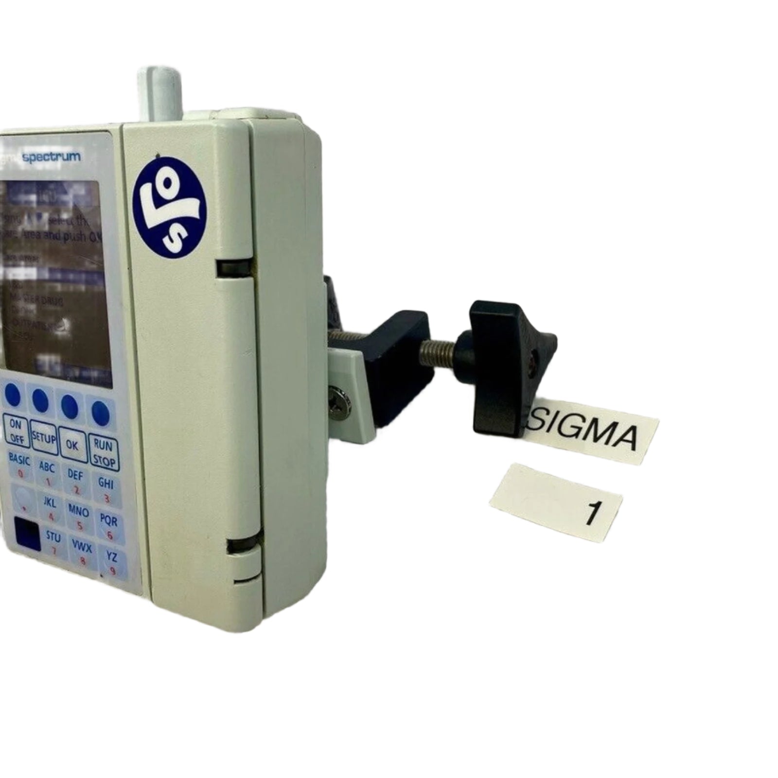 Baxter Sigma Spectrum Infusion Pump w/ Power Source and Wireless Battery Module