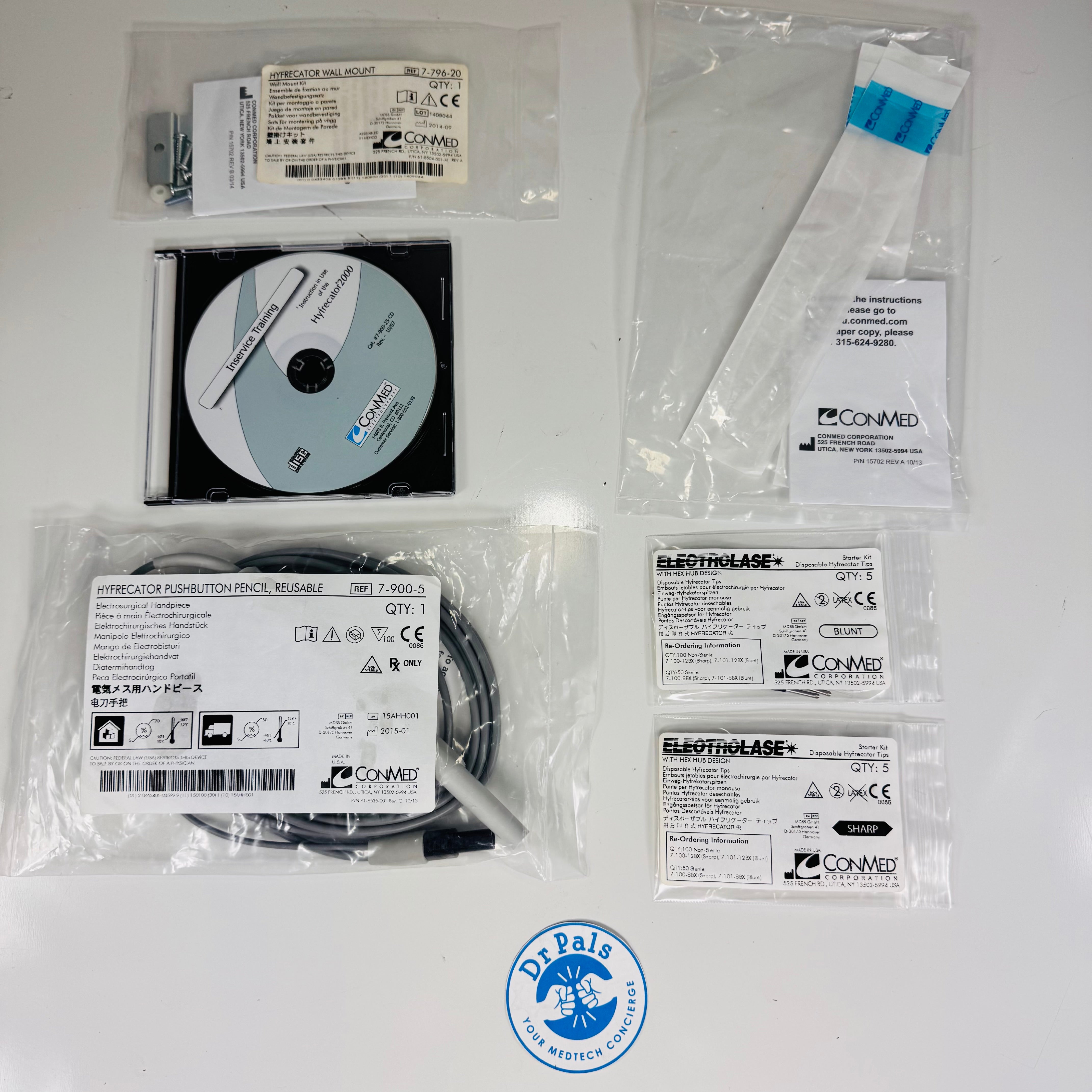 Conmed 7-900-5 | Hyfrecator 2000 Autoclavable Hand Control Pencil Set