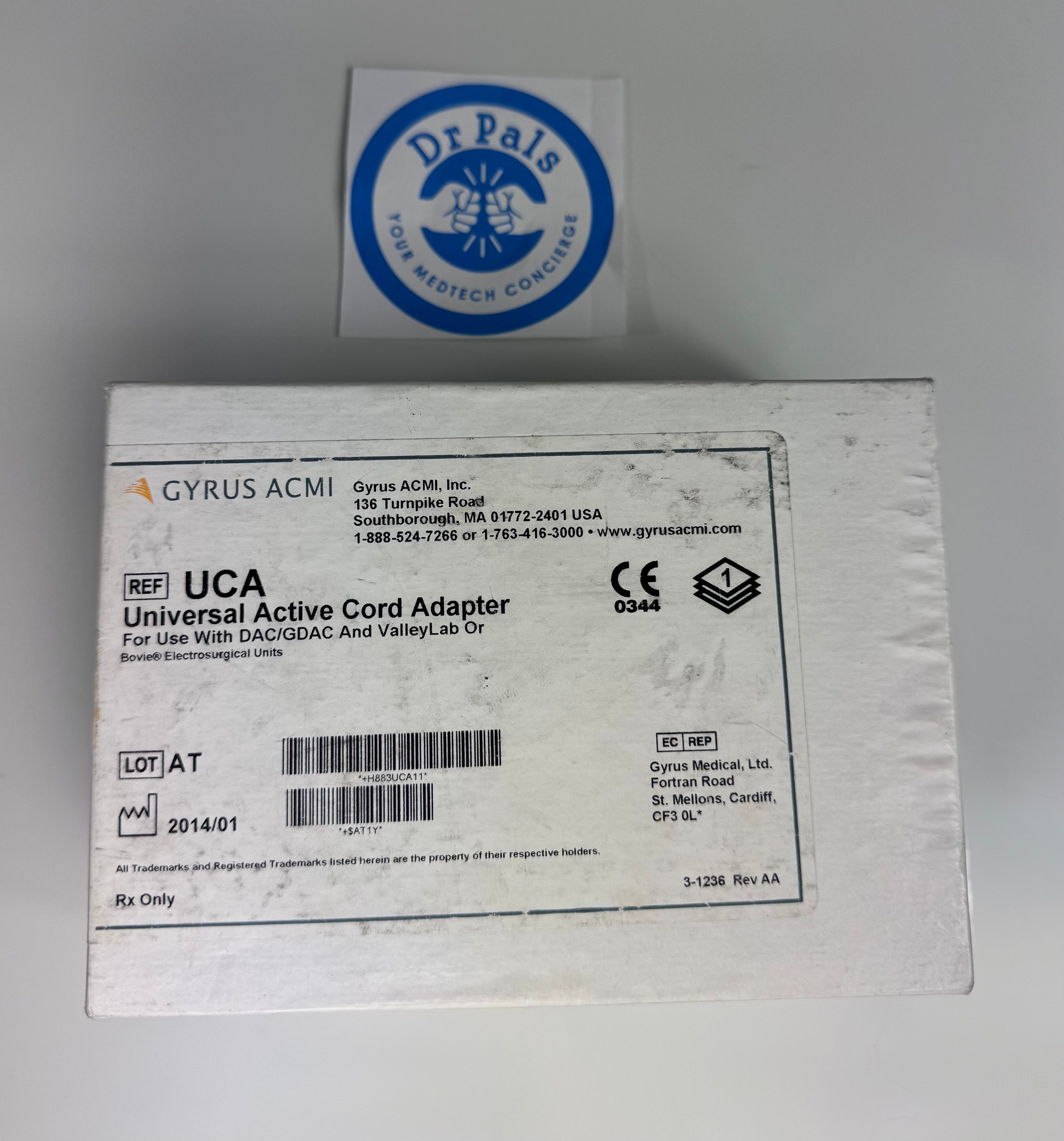 Gyrus ACMI UCA | Universal Active Cord Adapter – Electrosurgical Monopolar Adapter