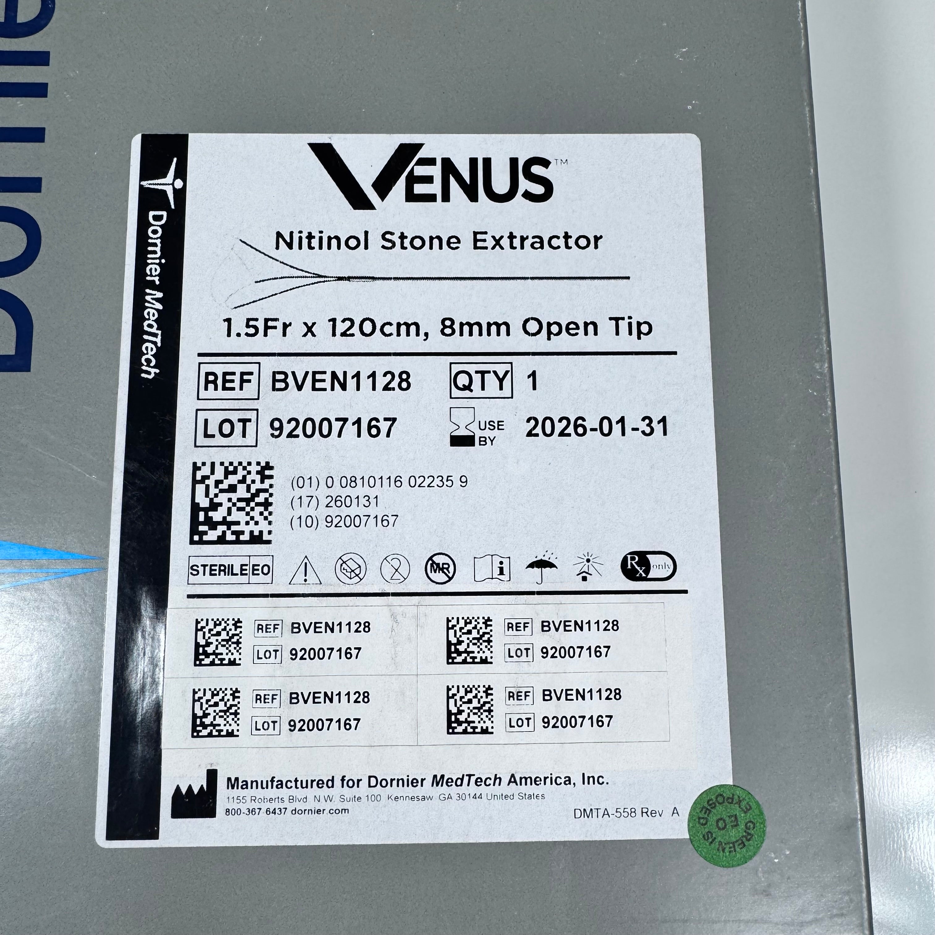 Venus BVEN1128 Nitinol Stone Extractor One in each box
