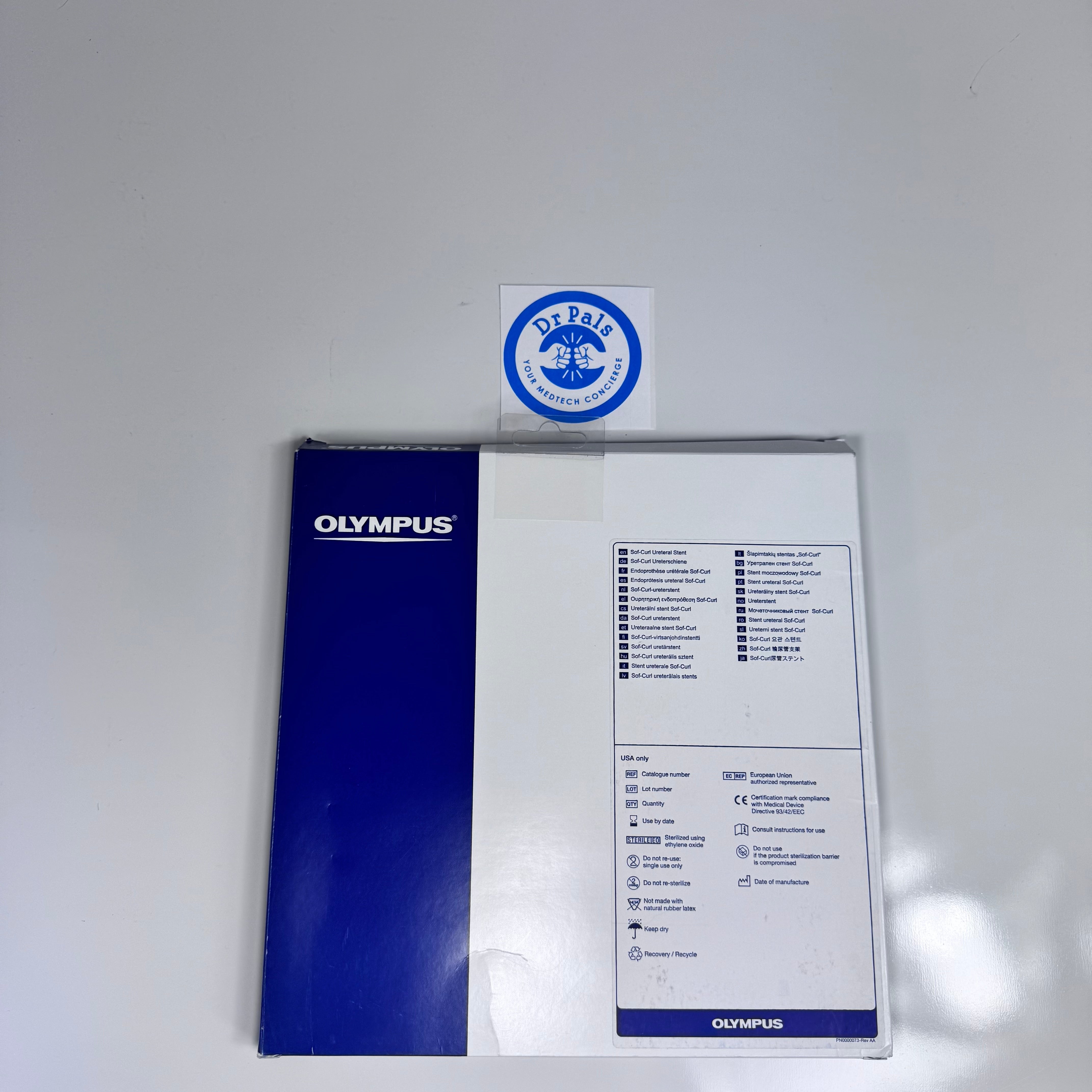 Olympus SSC6028 | Sof-Curl Ureteral Stent, 6 Fr x 28 cm