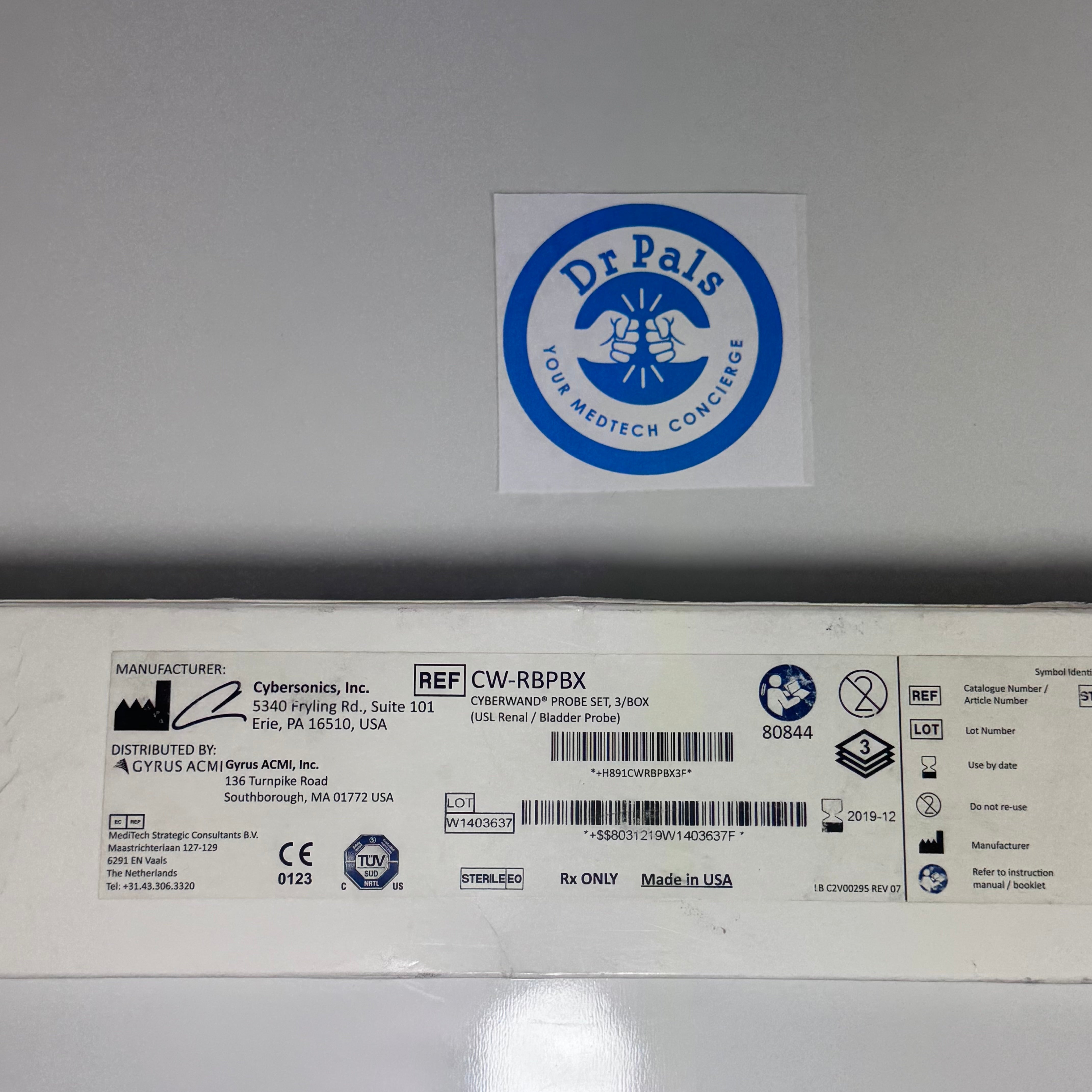 Gyrus ACMI CW-RBPBX | CyberWand Probe 3.75 mm 3/Box - Out of Date