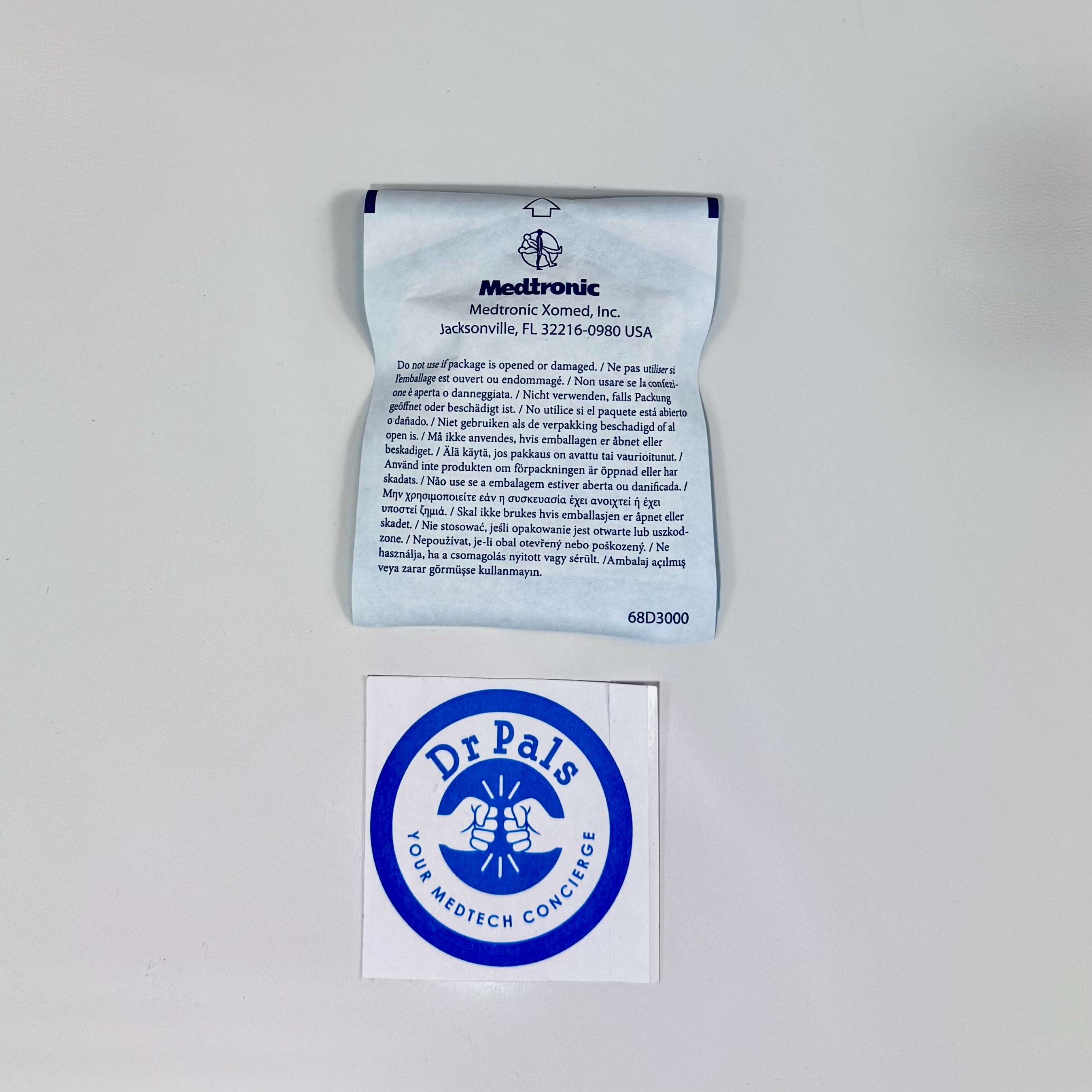 Sheehy Type Collar Button Ventilation Tube 14141 | Medtronic XOMED Fluoroplastic White 1.27 mm 9/Box