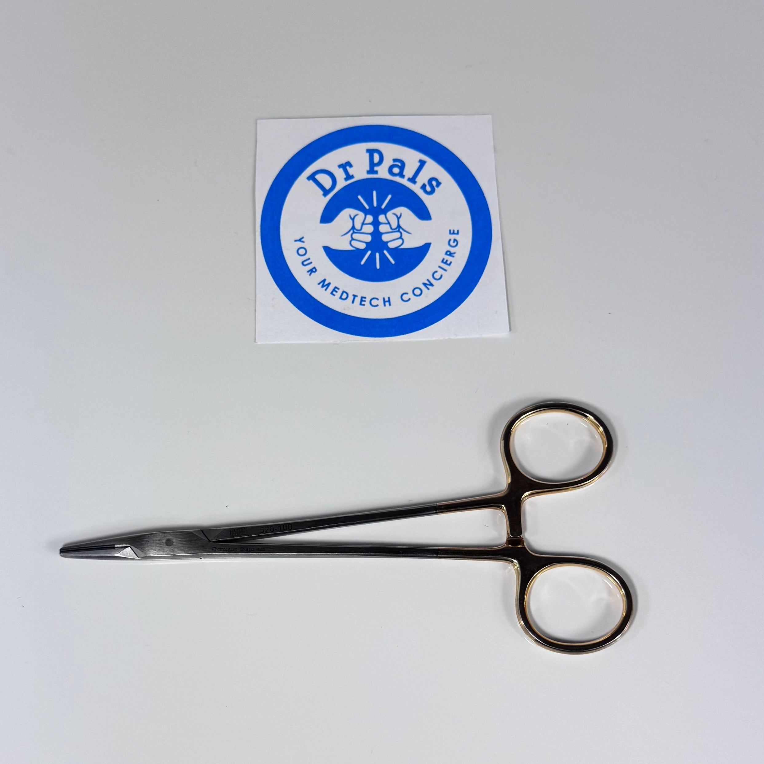 Hayden Medical 520-100 Crile-Wood Needle Holder, 6" (15cm), Serrated Jaws, Tungsten Carbide