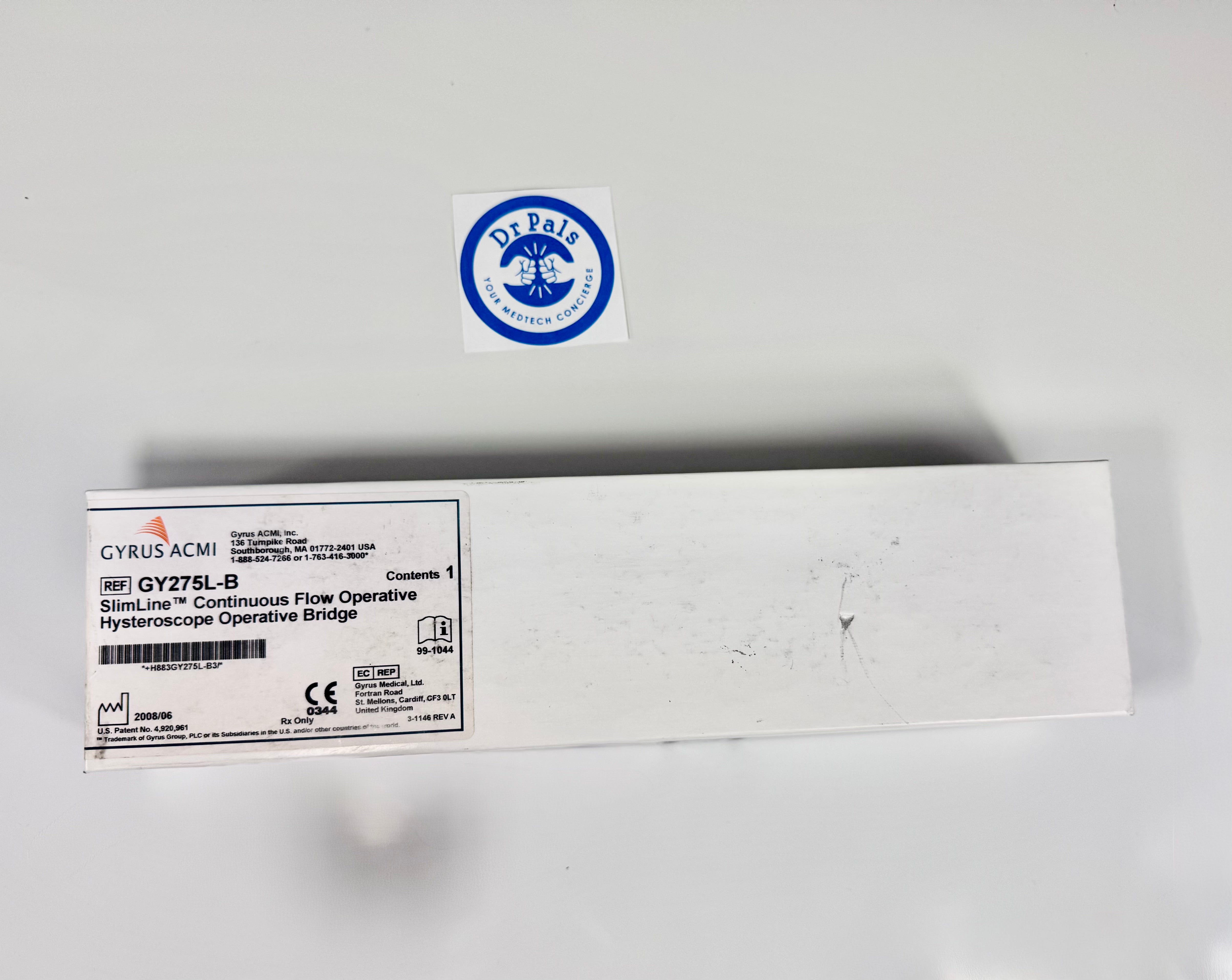 Gyrus ACMI GY275L-B Slim Line Continuous Flow Operative Hysteroscope Operative Bridge