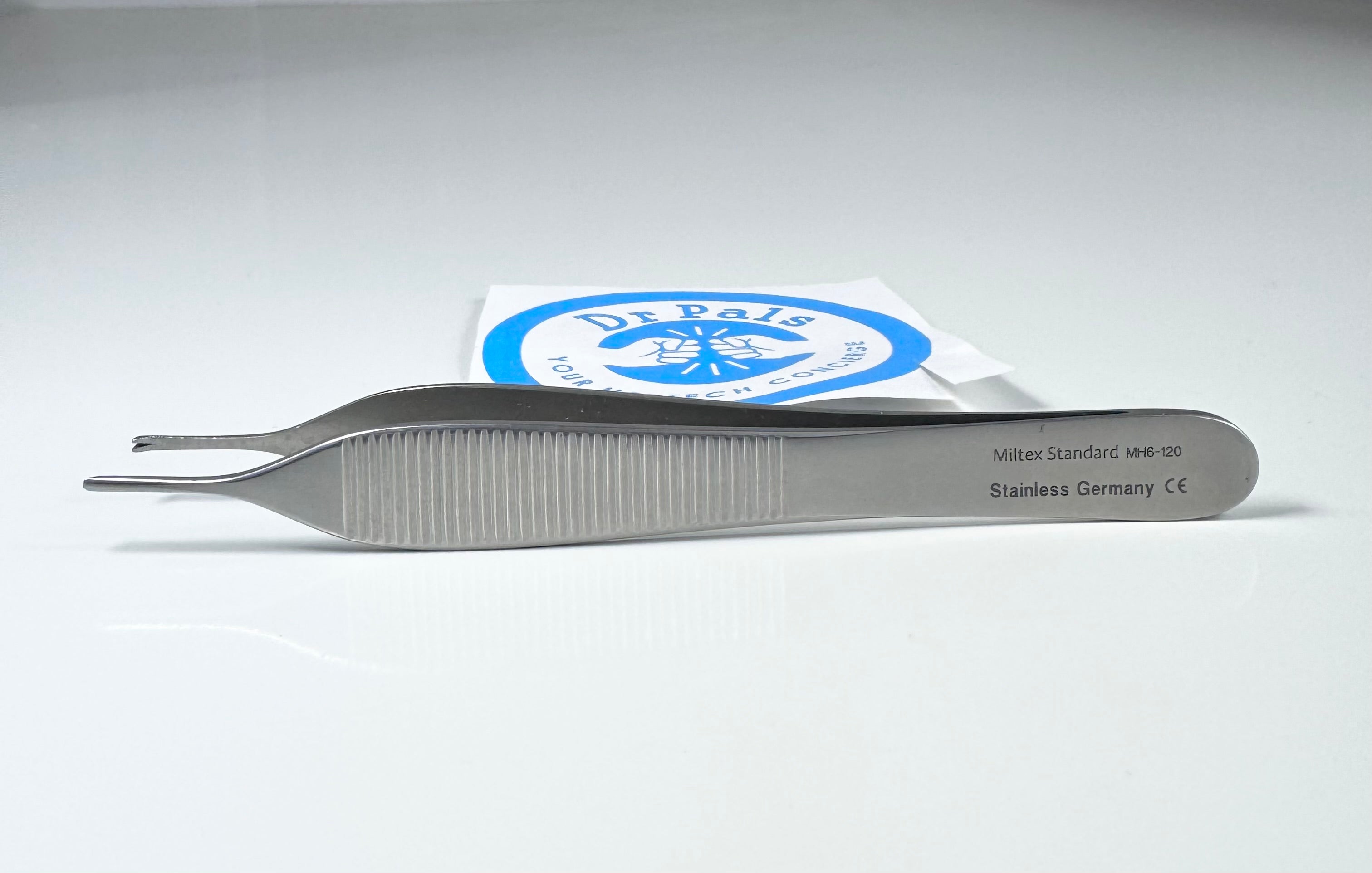 Miltex MH6-120 MeisterHand Adson Tissue Forceps, 1x2 Teeth, 4-3/4" (120 mm)