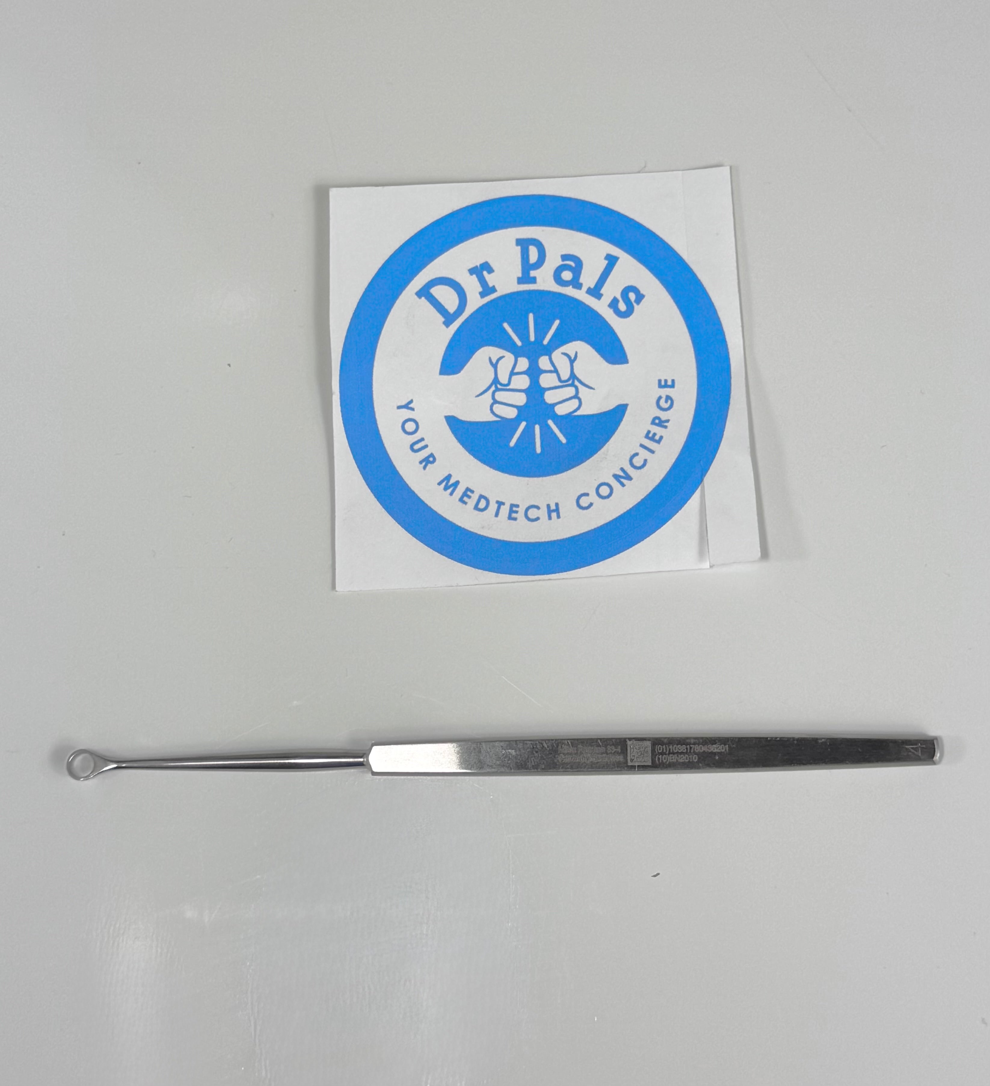 Miltex 33-4 Fox Dermal Curette, Round, 4 mm