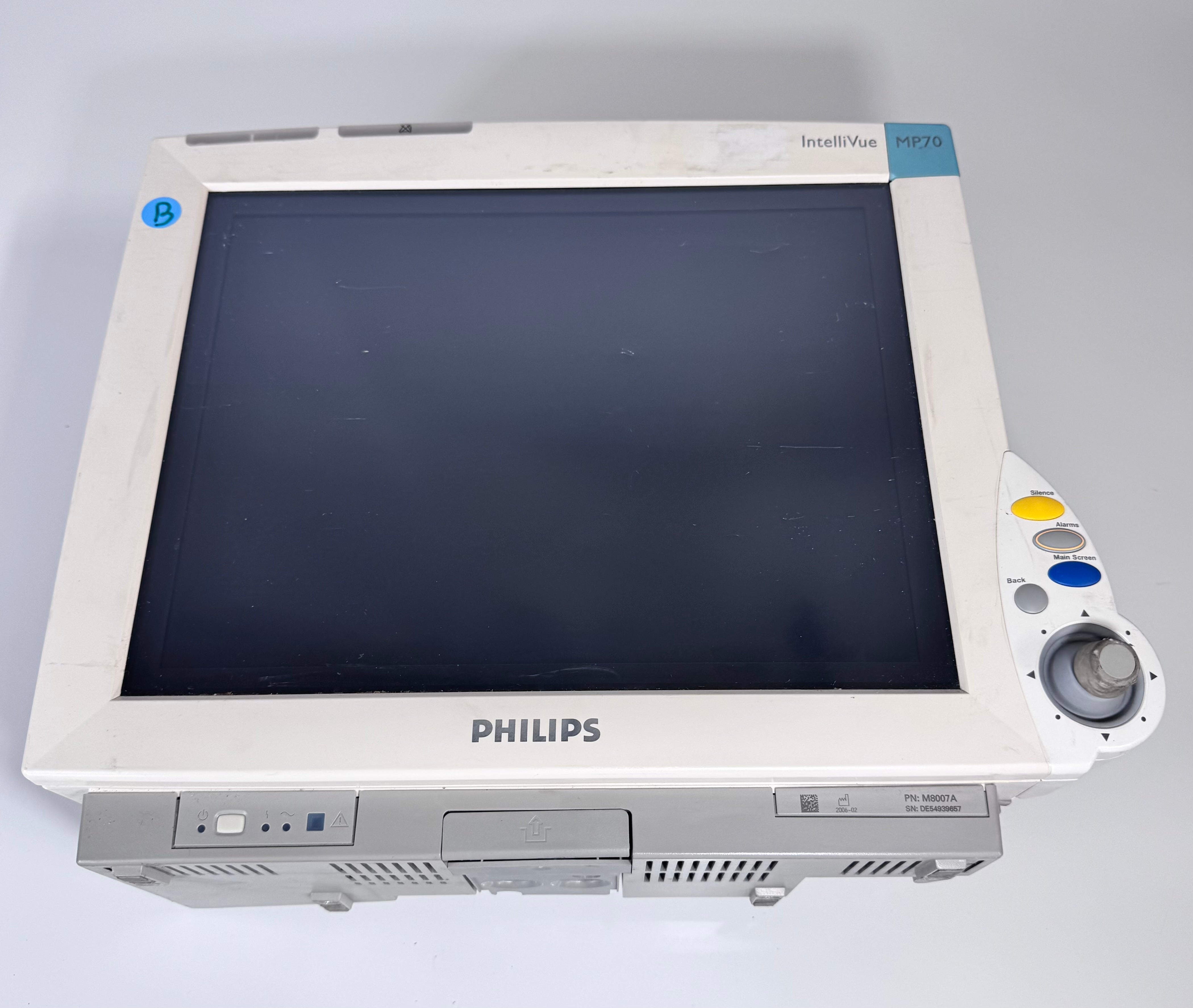 Philips IntelliVue MP70 Patient Monitor (Model M8007A) Lot of 3