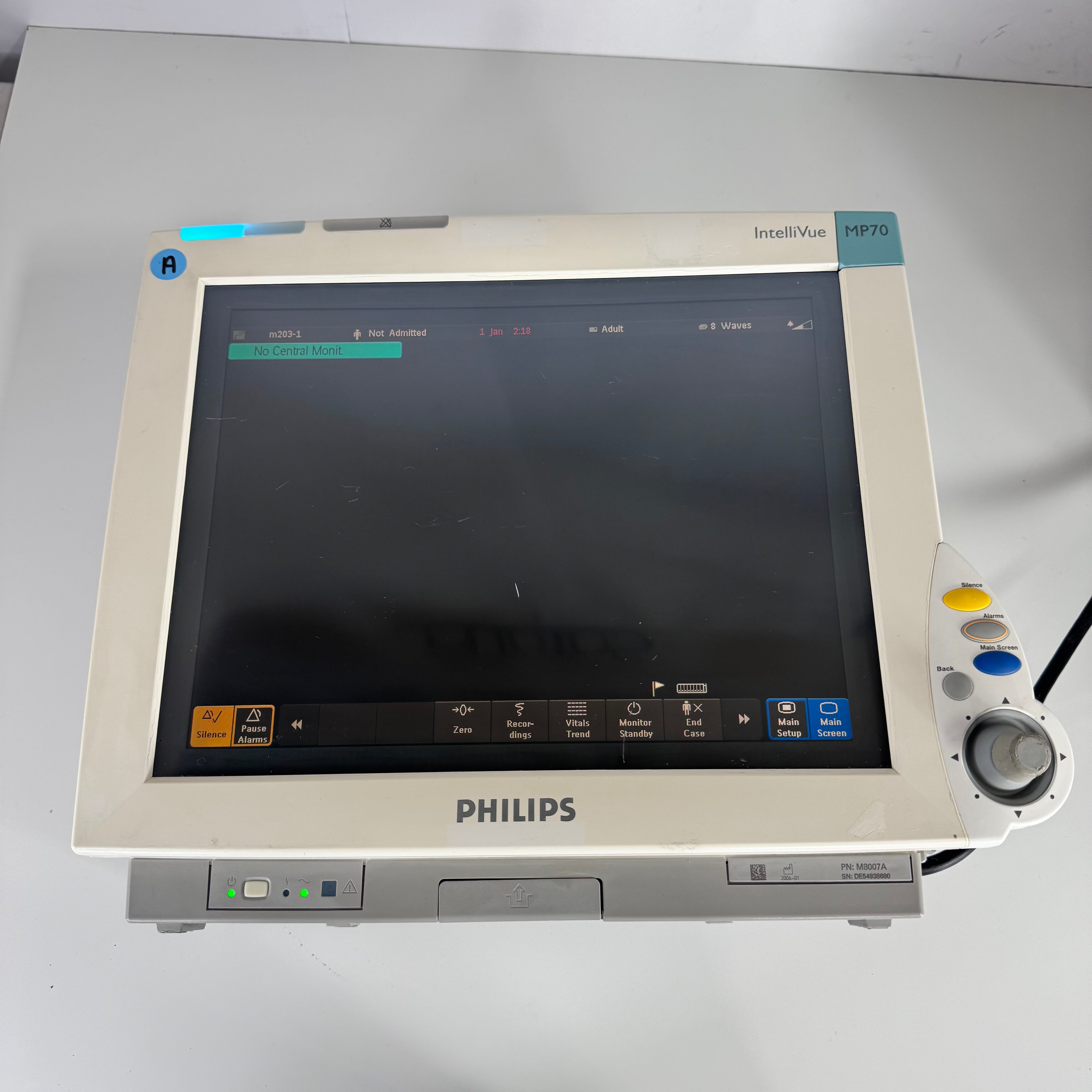 Philips IntelliVue MP70 Patient Monitor (Model M8007A) Lot of 3