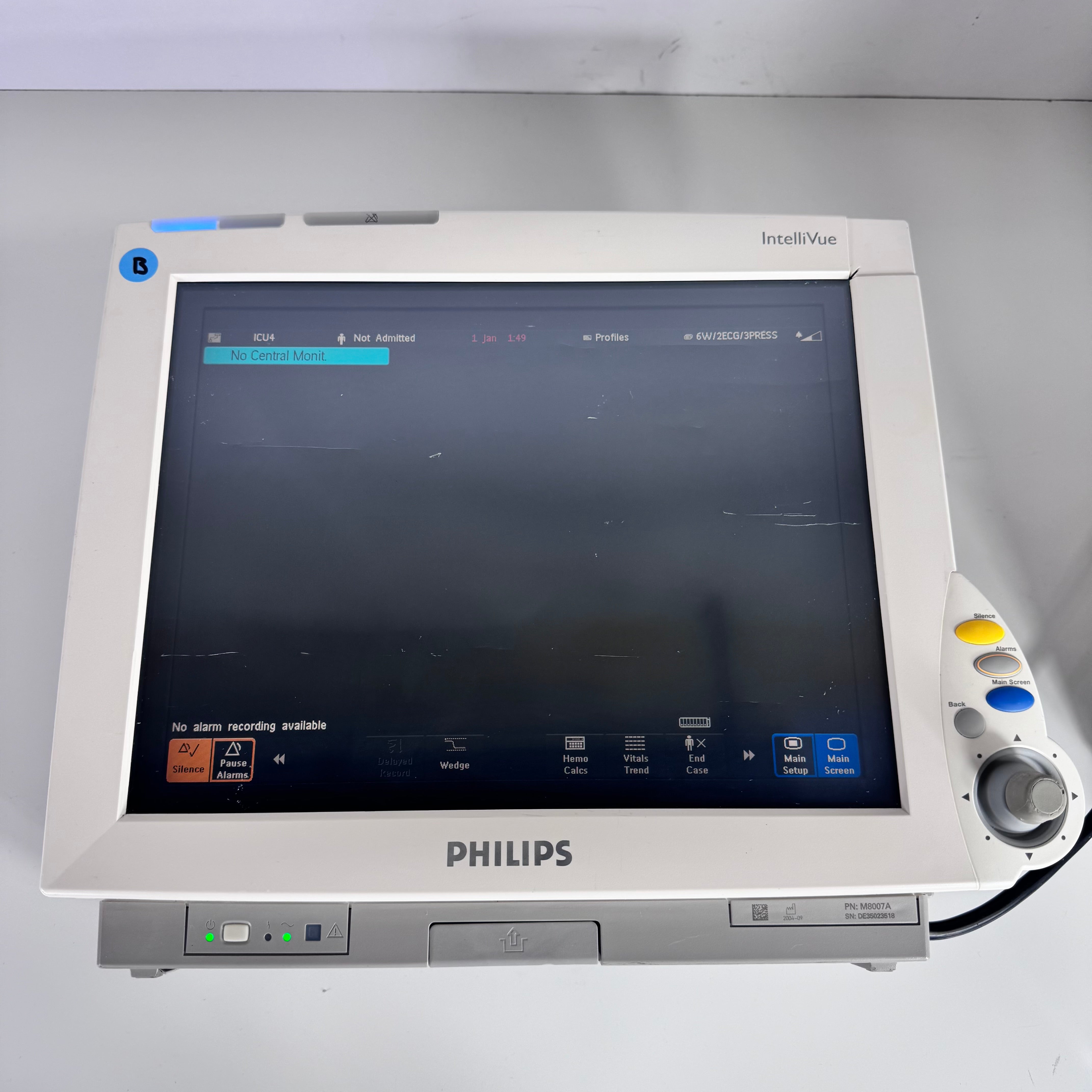 Philips IntelliVue MP70 Patient Monitor (Model M8007A) Lot of 3