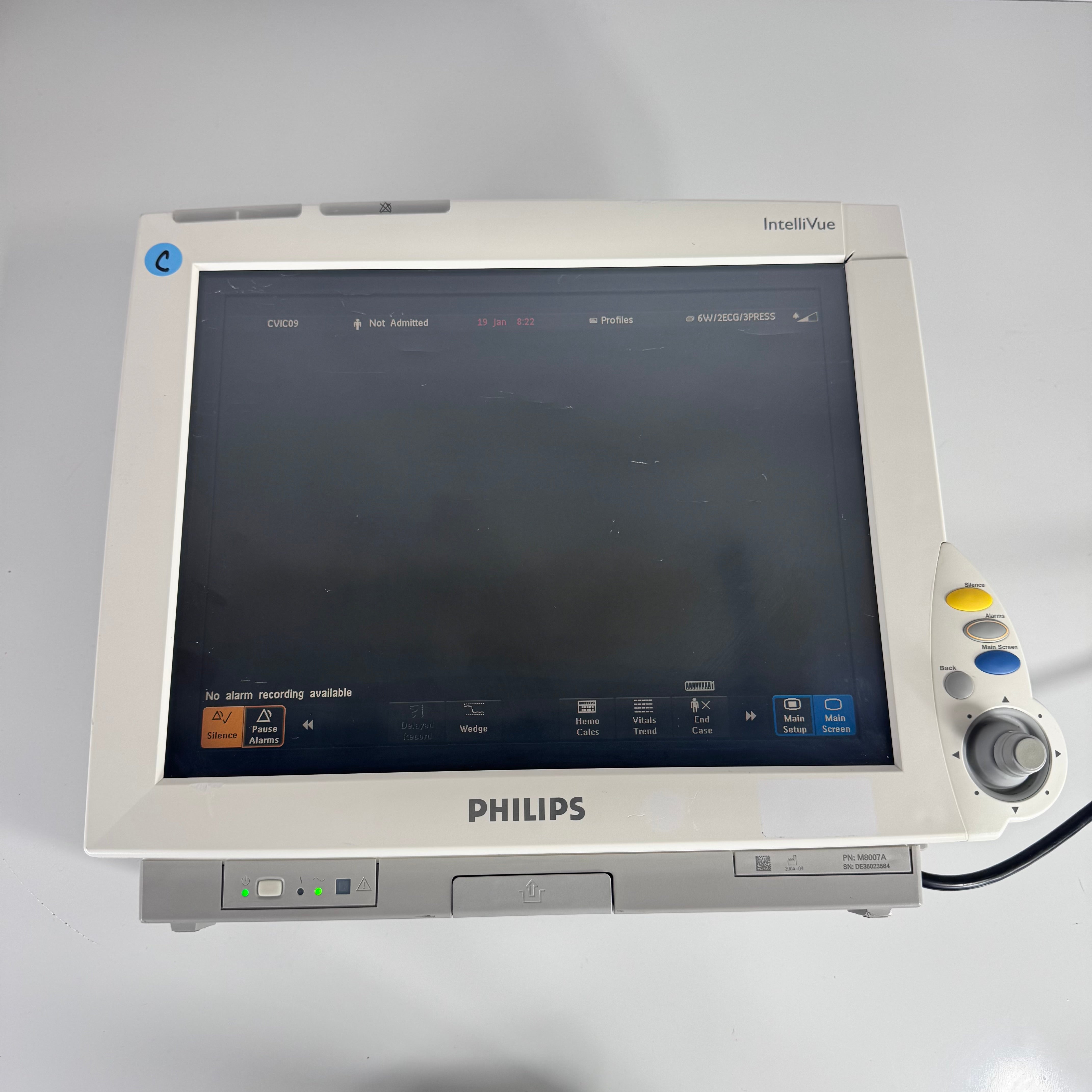 Philips IntelliVue MP70 Patient Monitor (Model M8007A) Lot of 3