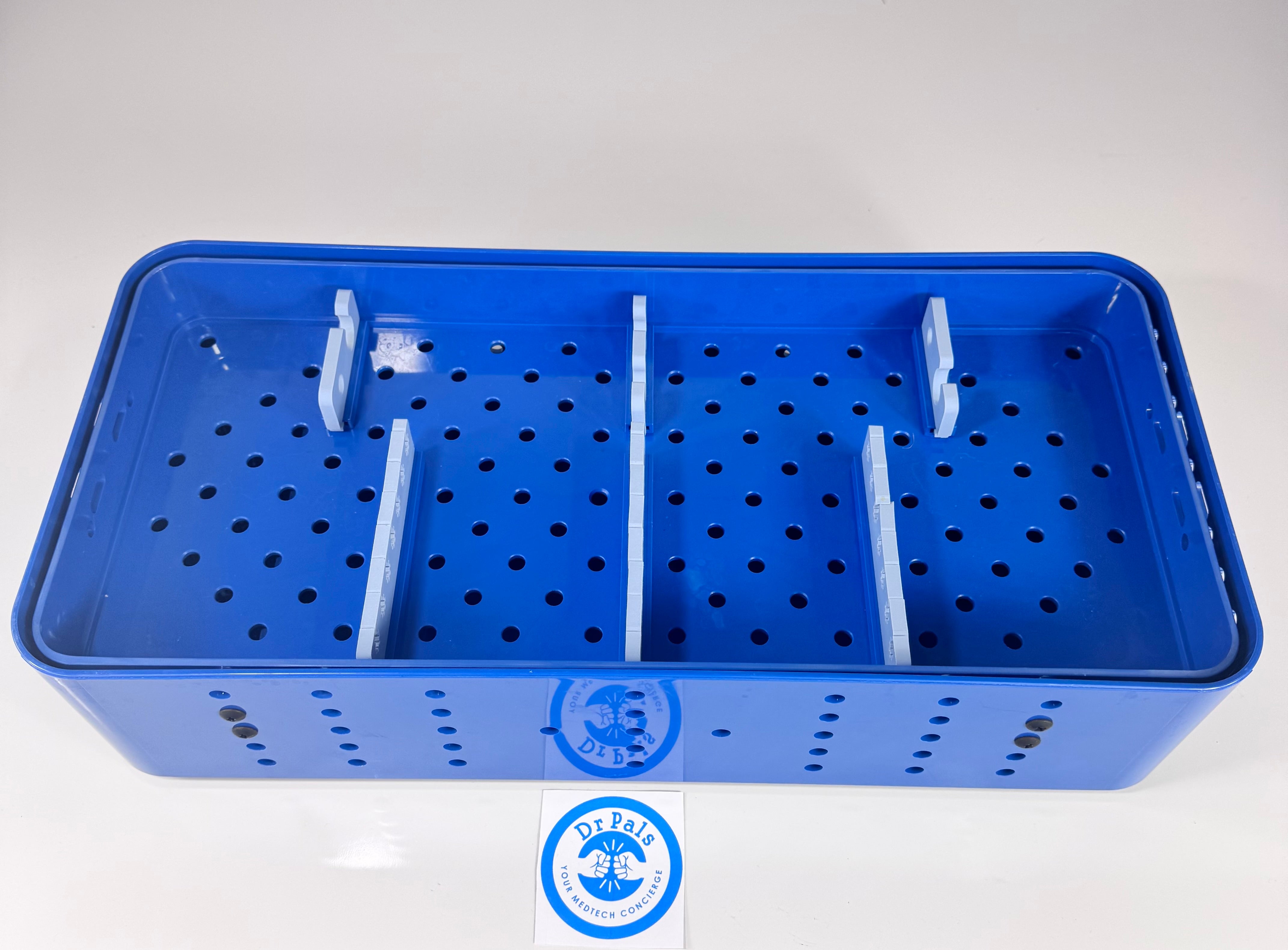 ACMI Circon ST-CR2 | Blue Double Layer Sterilization Tray Container