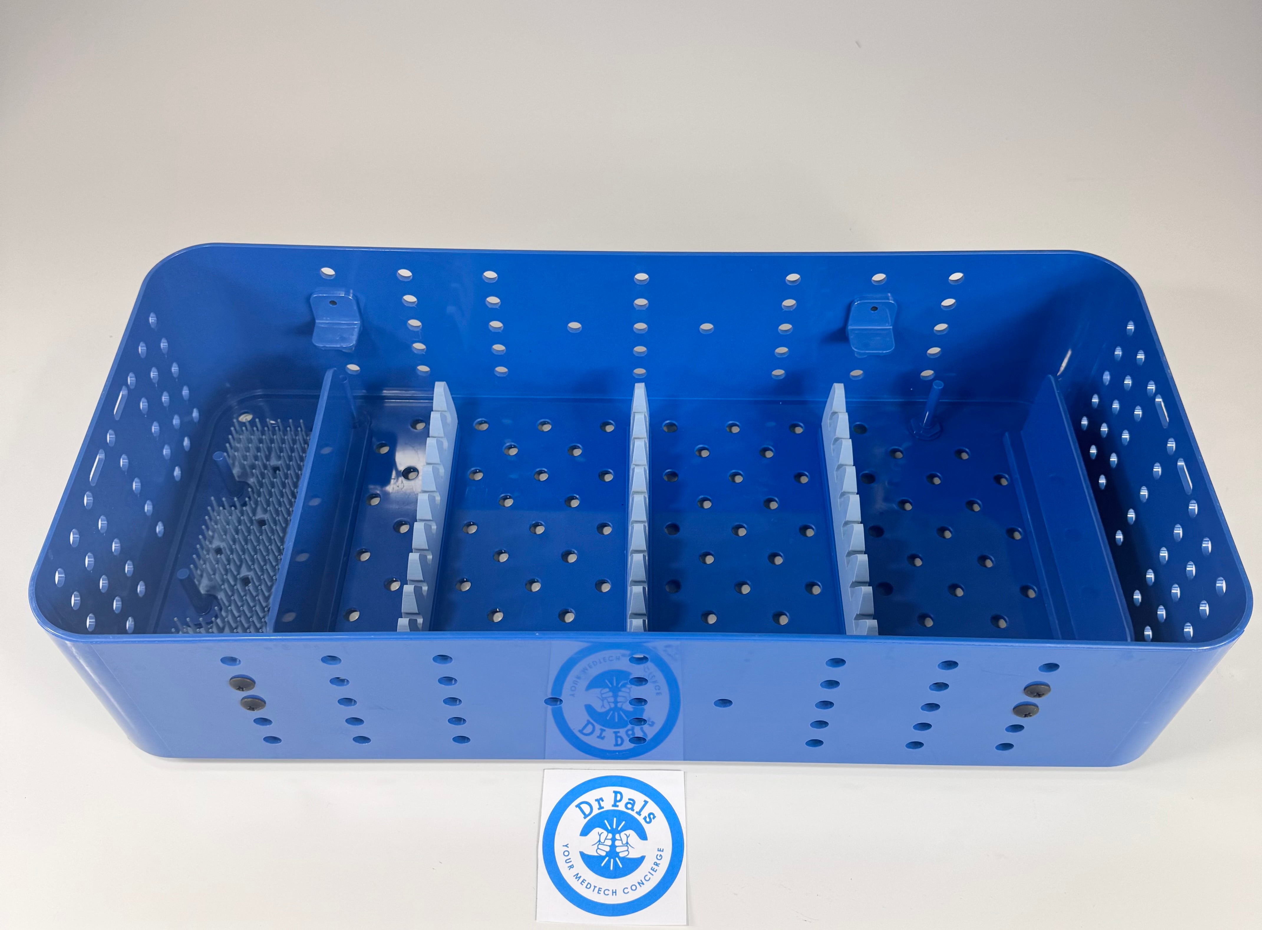 ACMI Circon ST-CR2 | Blue Double Layer Sterilization Tray Container