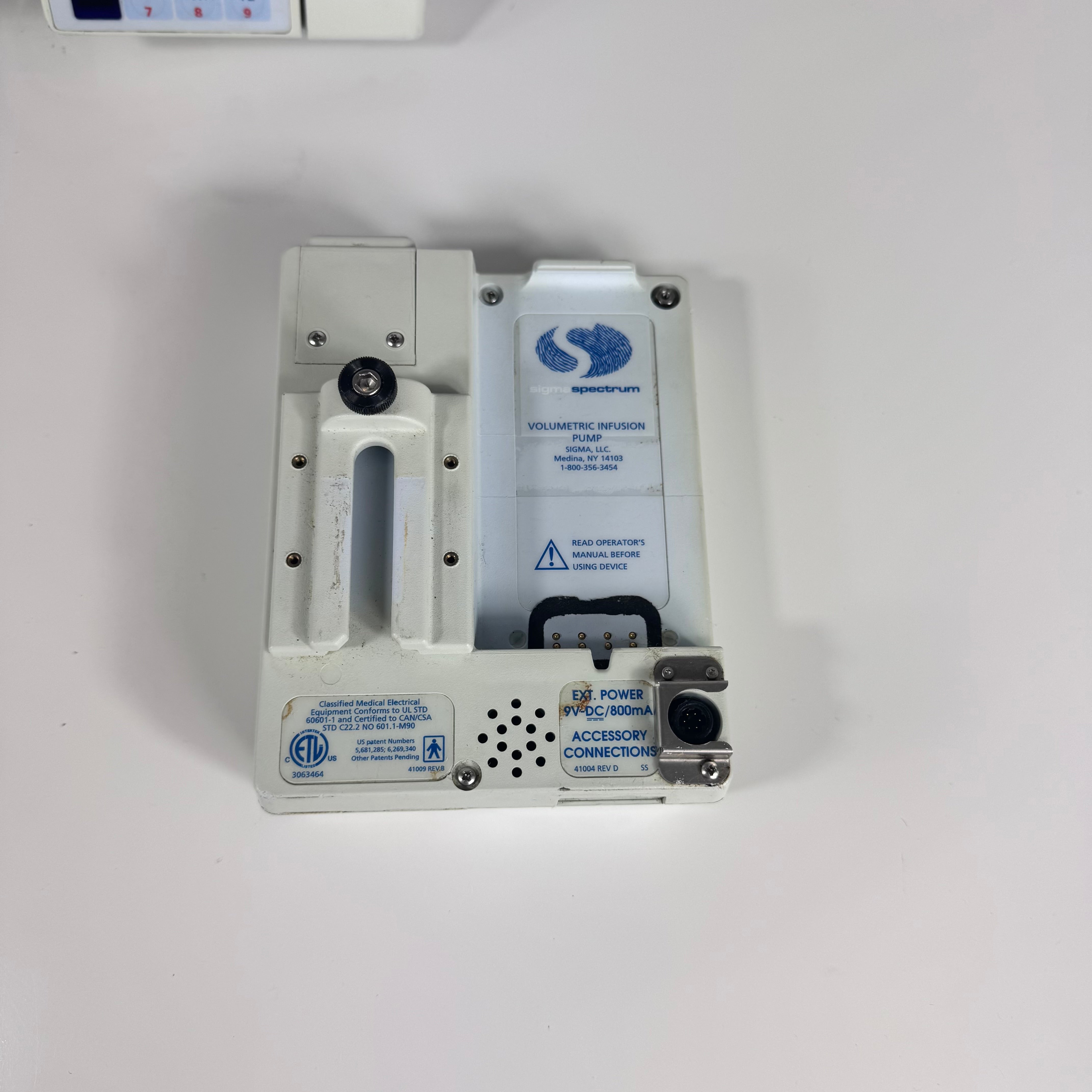 Sigma Spectrum | Volumetric Infusion Pump (PARTS ONLY) 5/Box