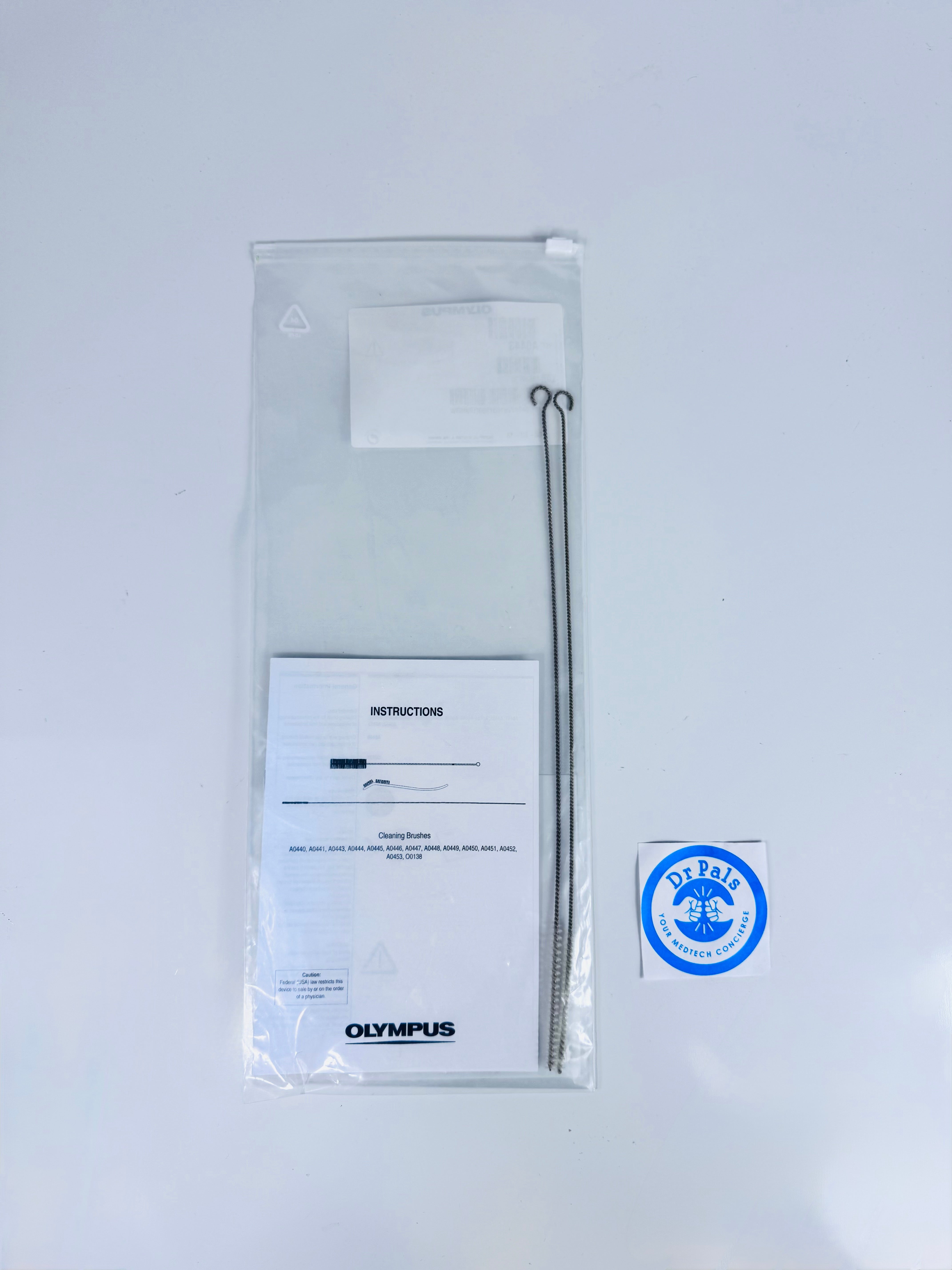 Olympus A0443 Cleaning Brush | Disposable Combination Cleaning Brush for Endoscopes