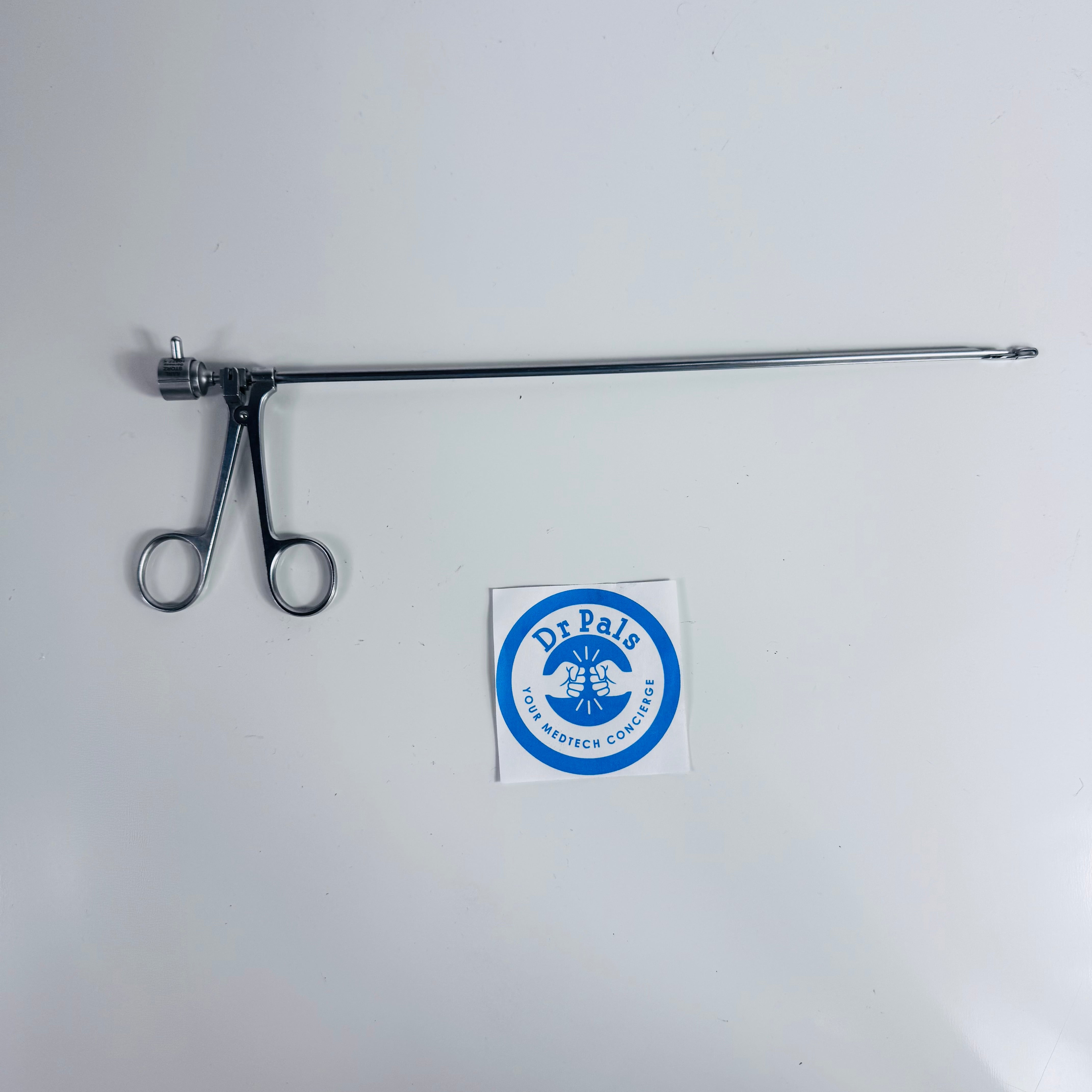 Karl Storz 10377K | 28cm Optical Peanut Forceps Blunt Grooved Jaw