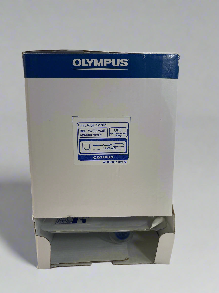 Olympus WA22703S:  HF-Resection electrode, Loop, Large, (24Fr., 12degrees/16Degrees) ESG TURis Plasmaloop, Sterile, box of 5