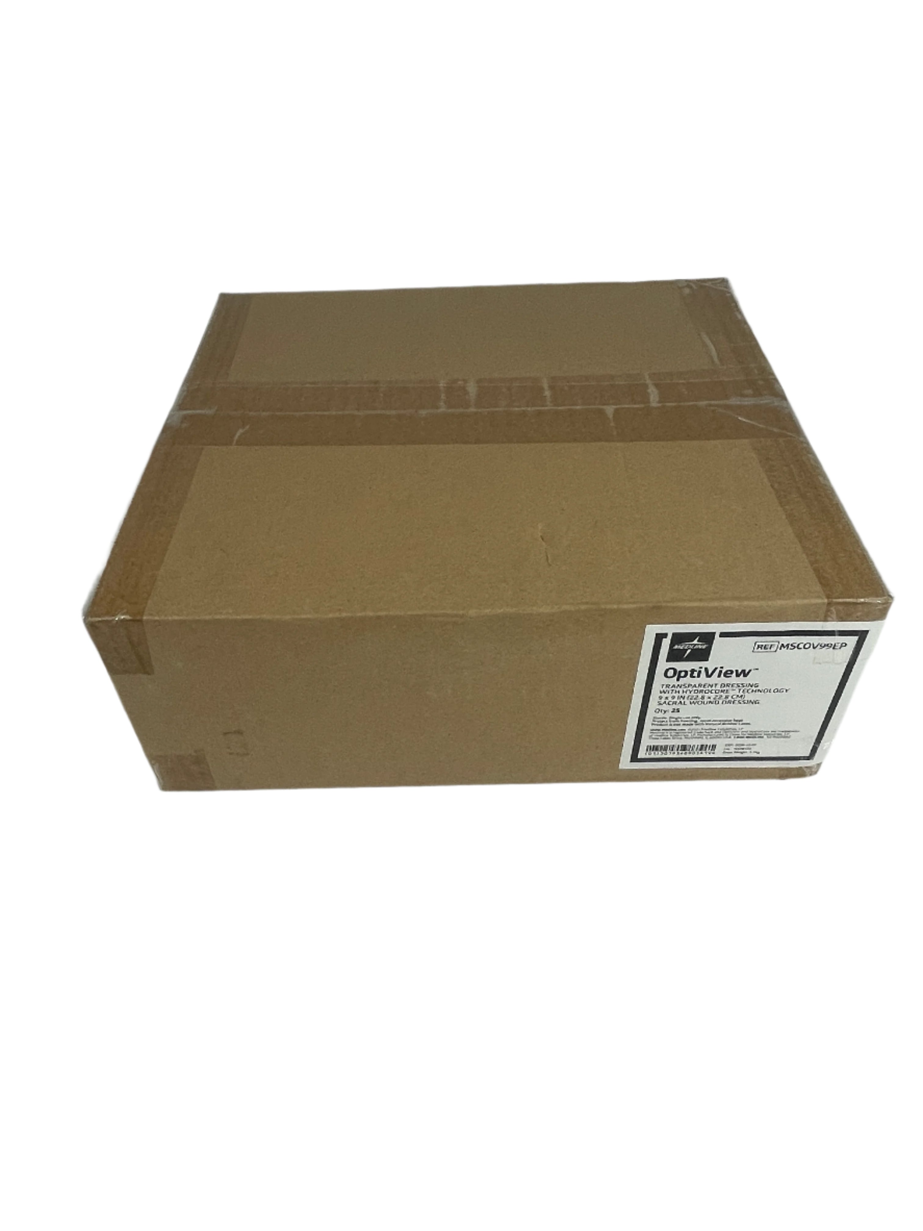 Medline MSCOV99EP | OptiView Transparent Wound Dressing 9”x9” Sacral