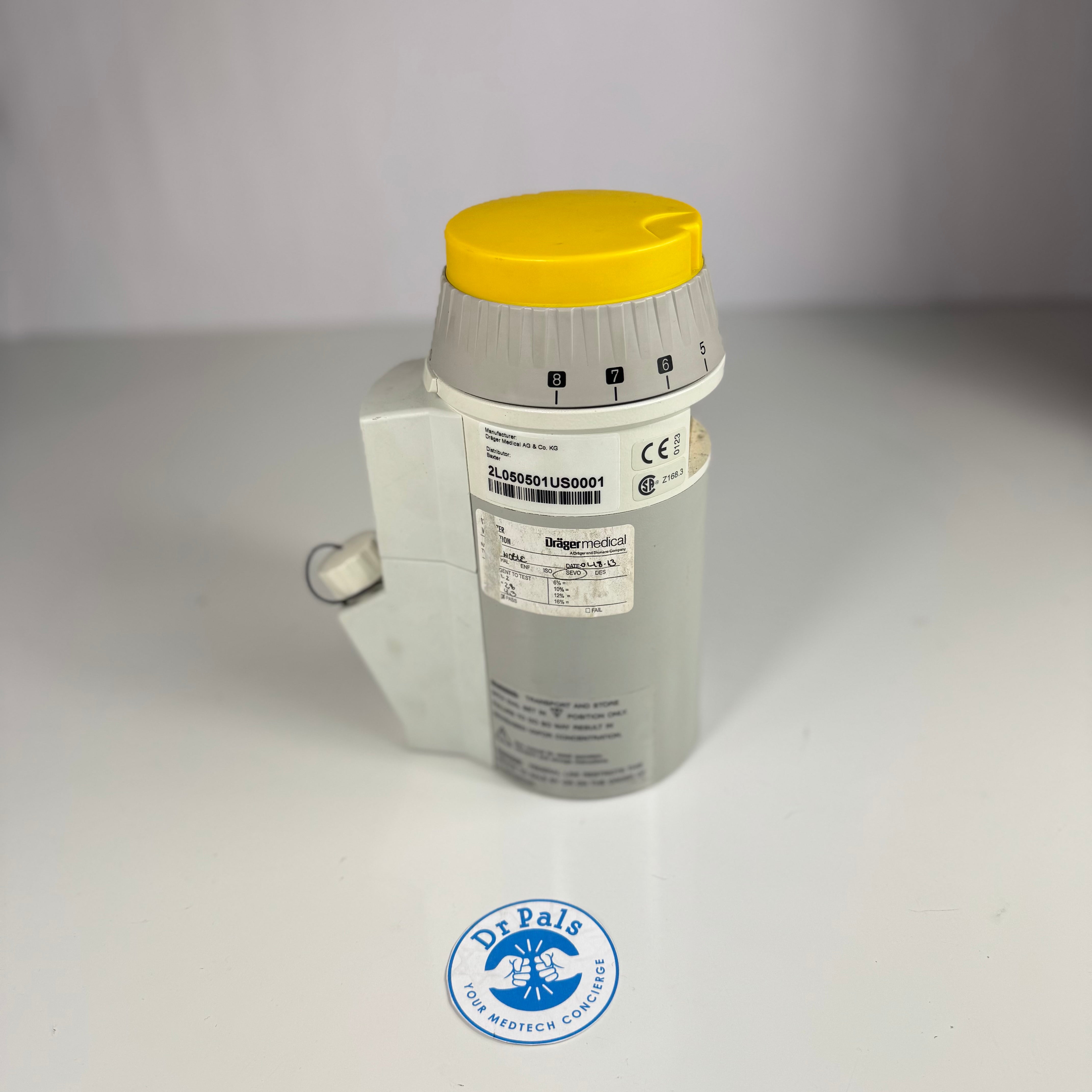 Baxter M35054-05 | Sevoflurane Vaporizer Cartridge for Dräger Vapor 2000