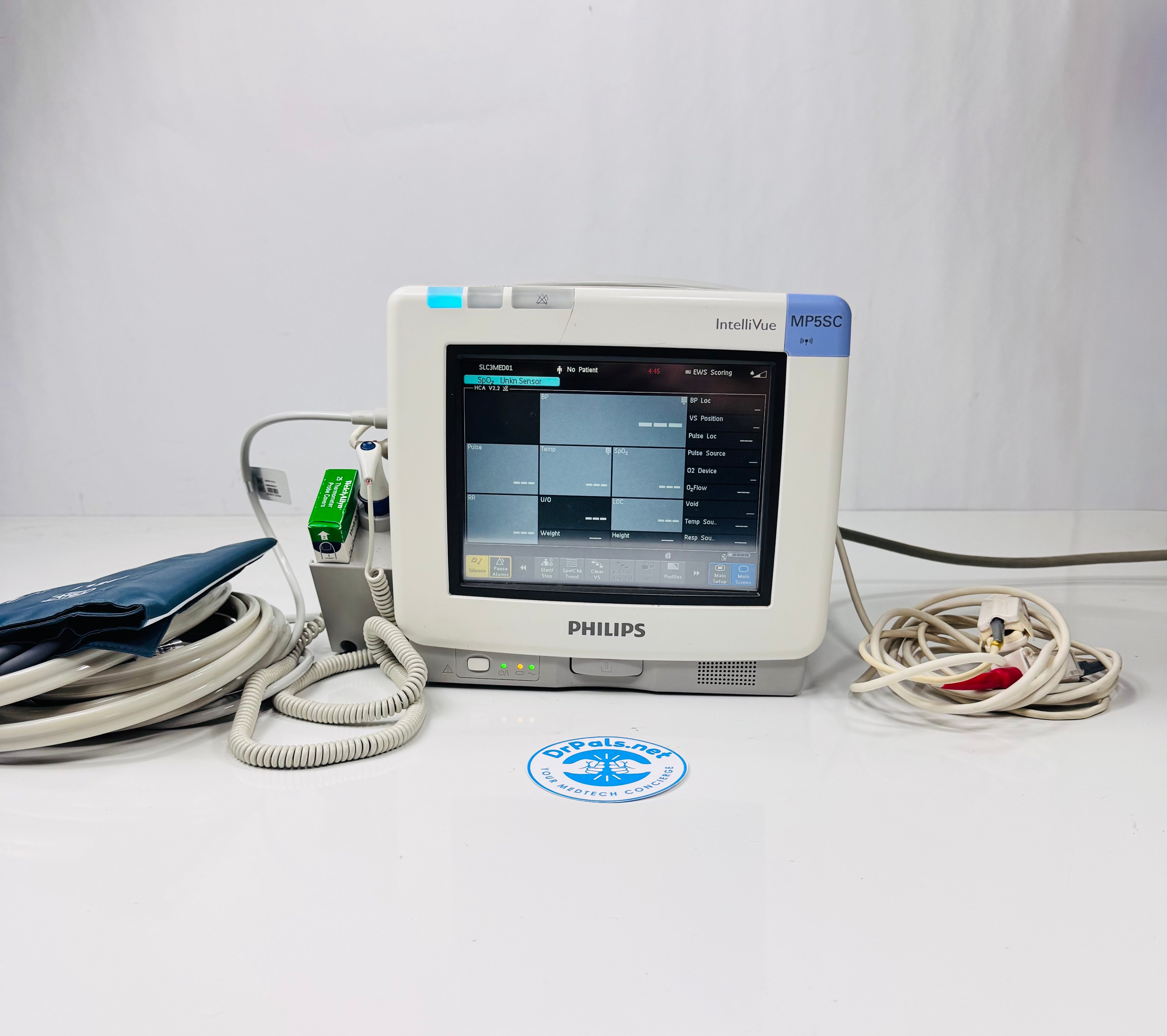 Philips IntelliVue MP5SC | Spot-Check Patient Monitor - NBP, SpO2, and CO2