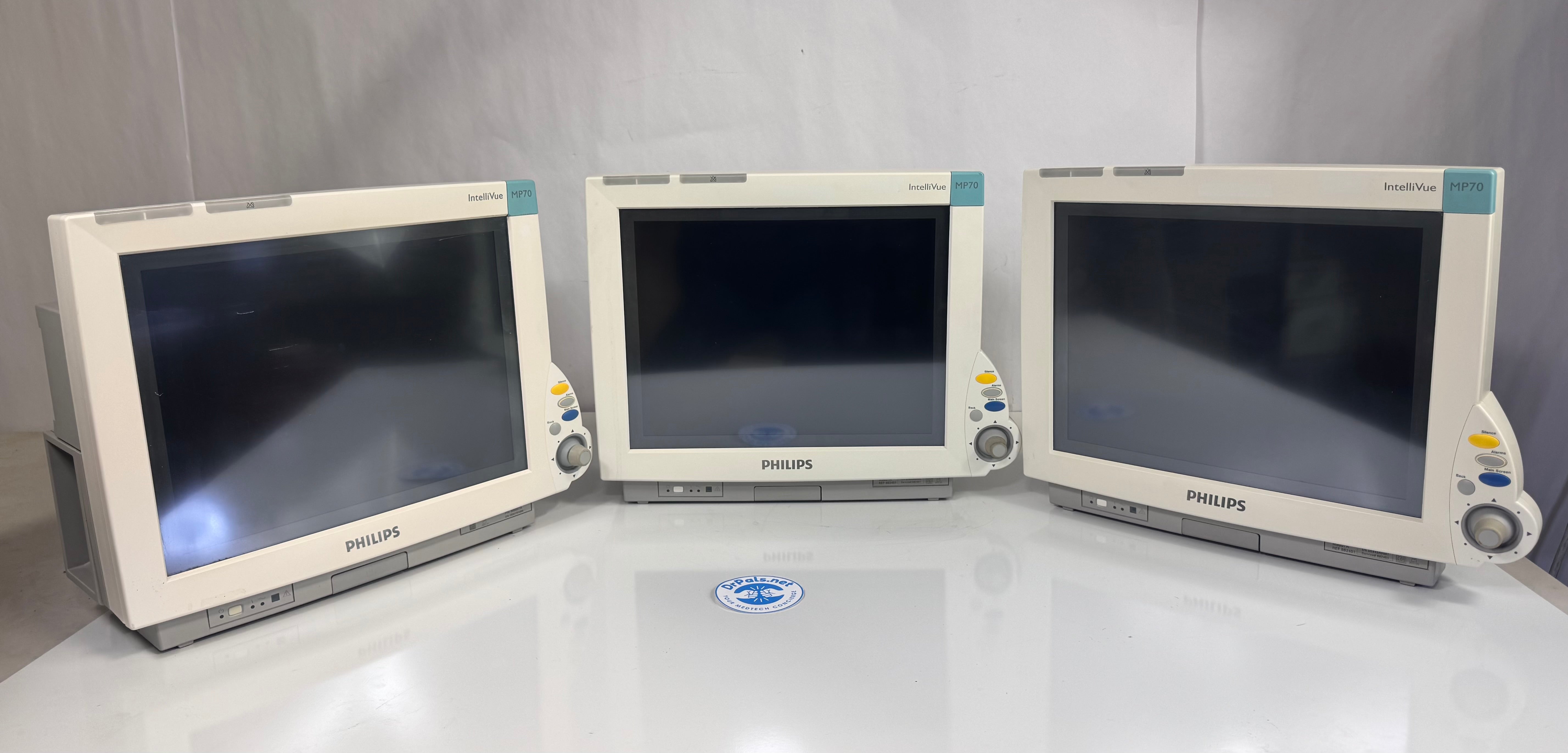 Philips IntelliVue MP70 | Patient Monitor M8007A - Set of 3 Monitors Only
