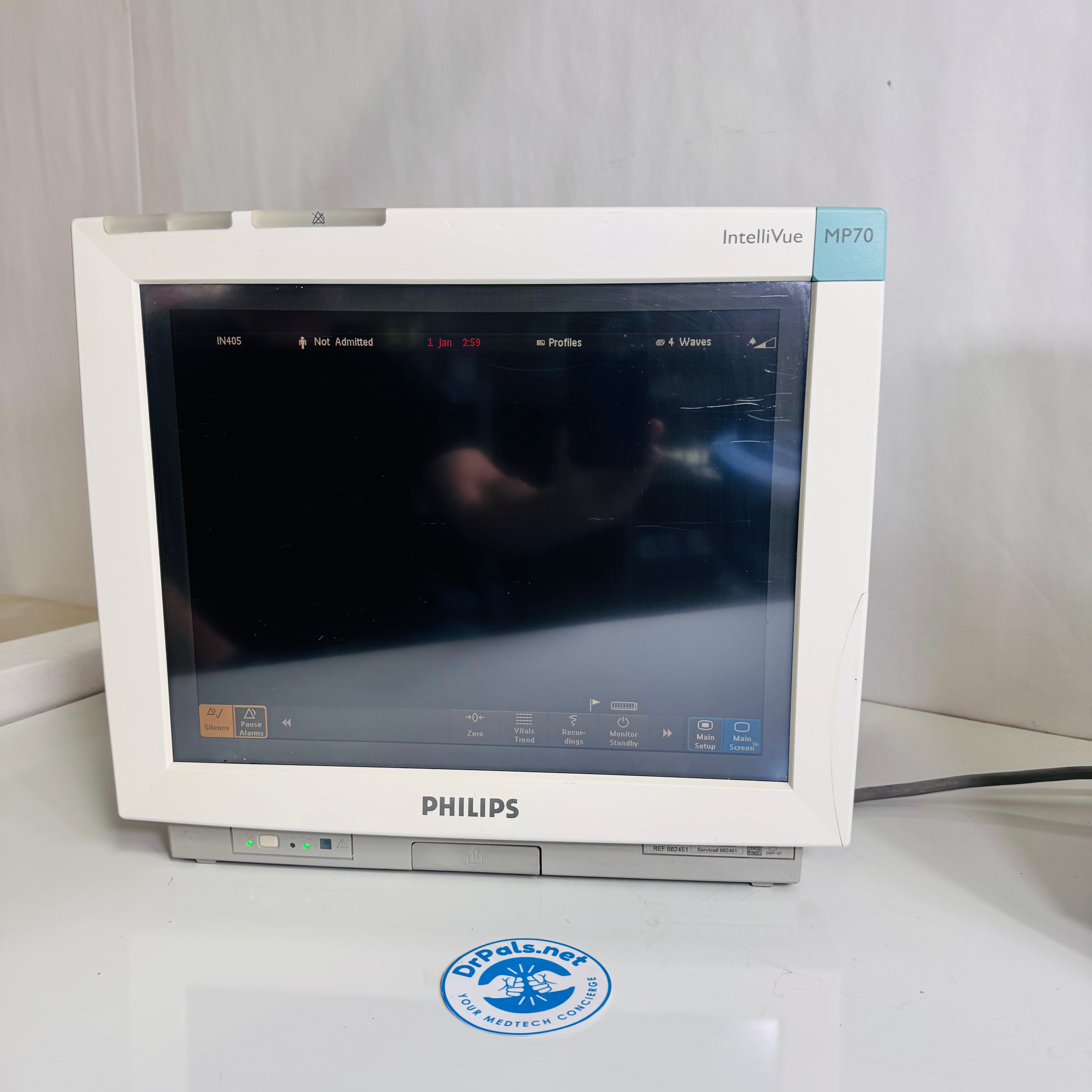 Philips IntelliVue MP70 | Patient Monitor M8007A Tested - Set of 2 Monitors Only