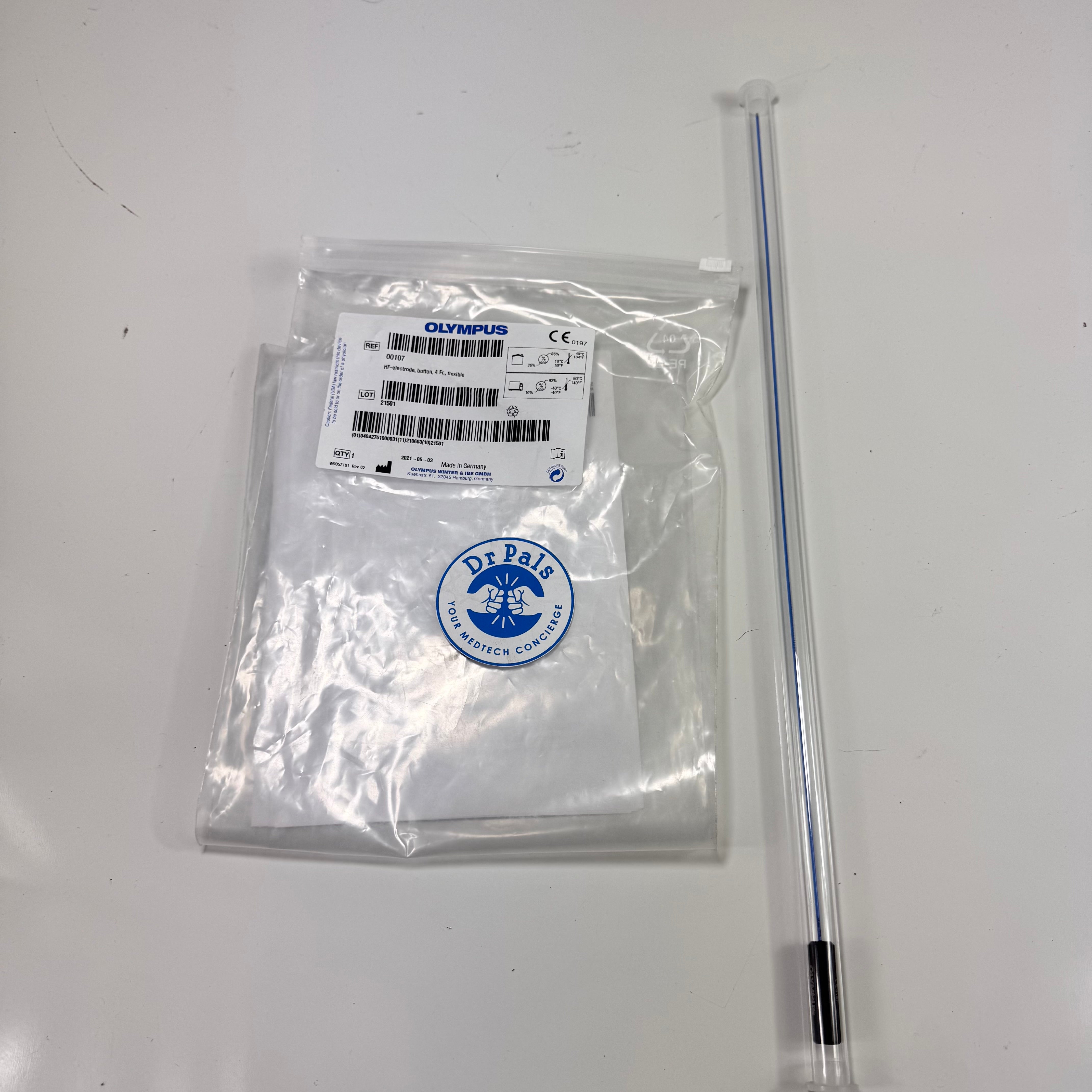 Olympus 00107 | 4Fr Electrosurgical Button Electrode