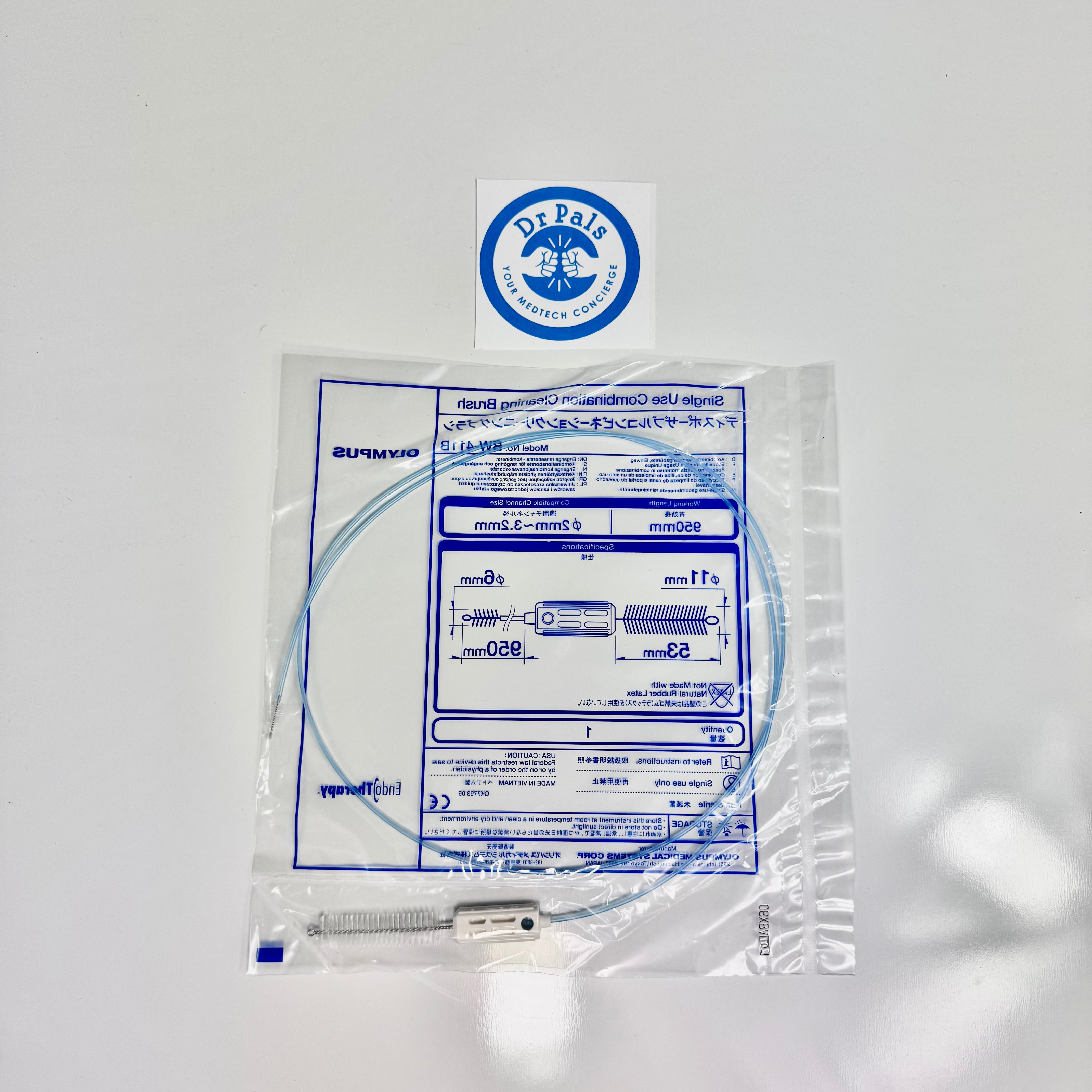 Olympus BW-411B |Single Use Combination Flexible Cleaning Brush