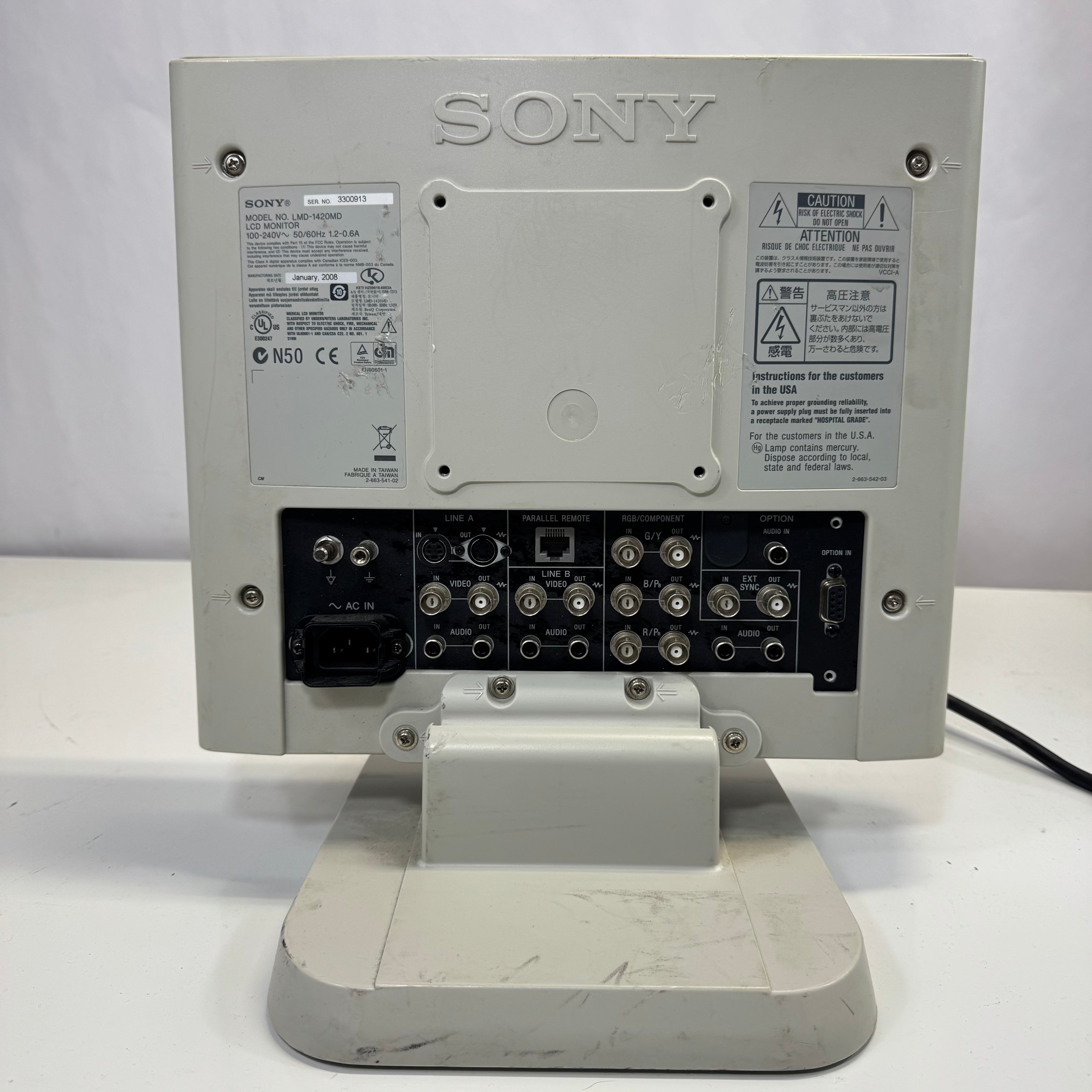 Sony LMD‑1420MD | 14" Medical‑Grade LCD Monitor