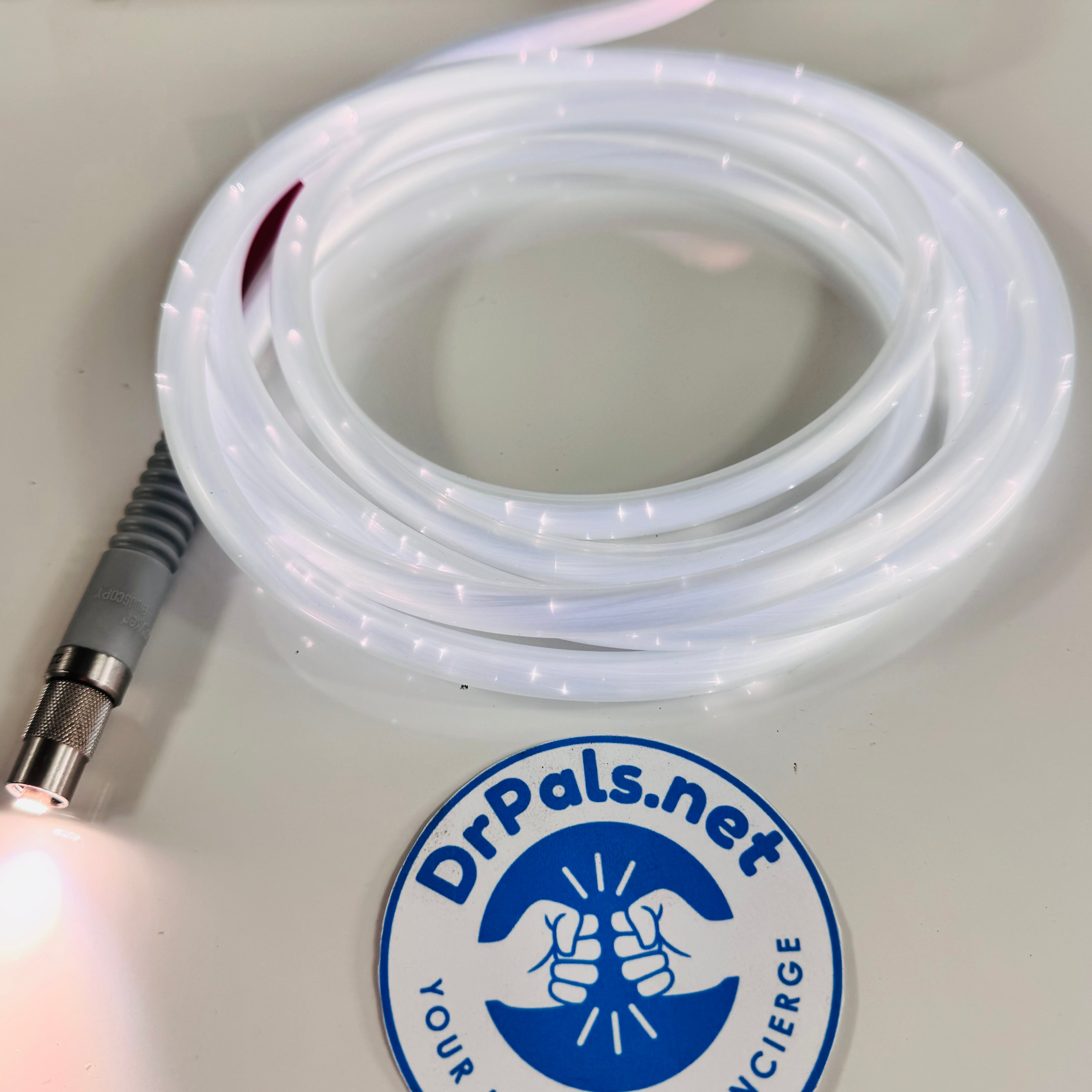 Stryker 233-050-064 | Clear-Case Fiber Optic Light Cable – 5mm x 10ft